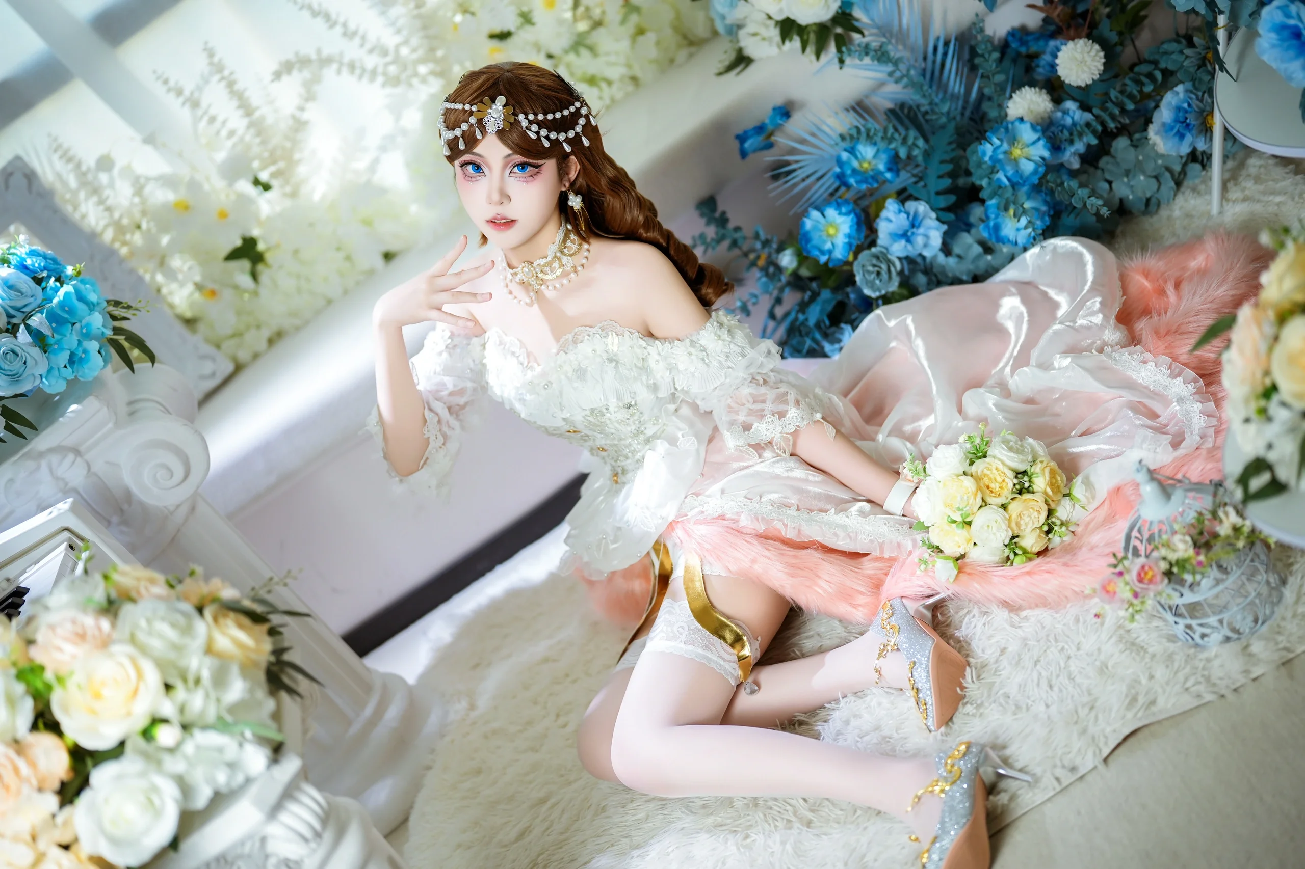 【红夫人贝拉夫人cos】第五人格的华丽宫廷风造型