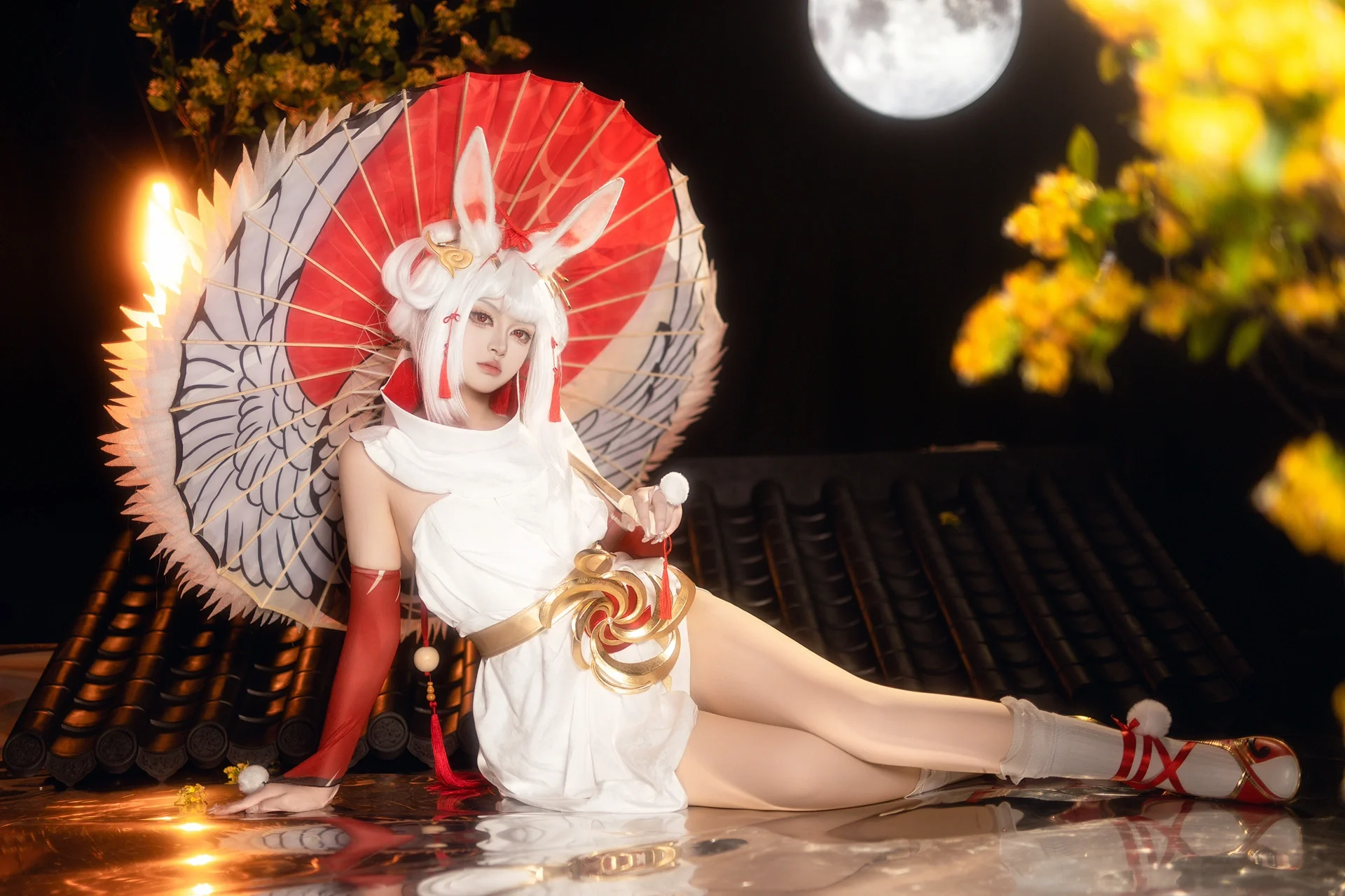 這套和風夜景裡的公孫離拍攝記錄 - 第 1 張