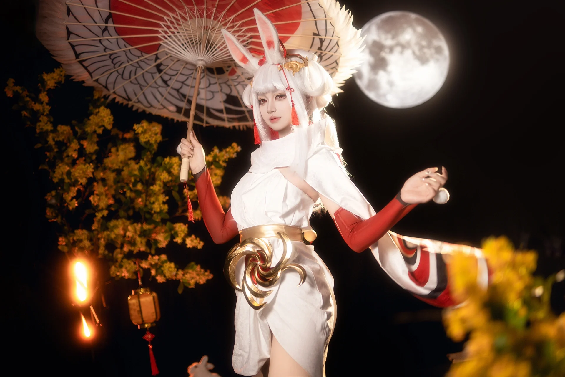 這套和風夜景裡的公孫離拍攝記錄 - 第 4 張