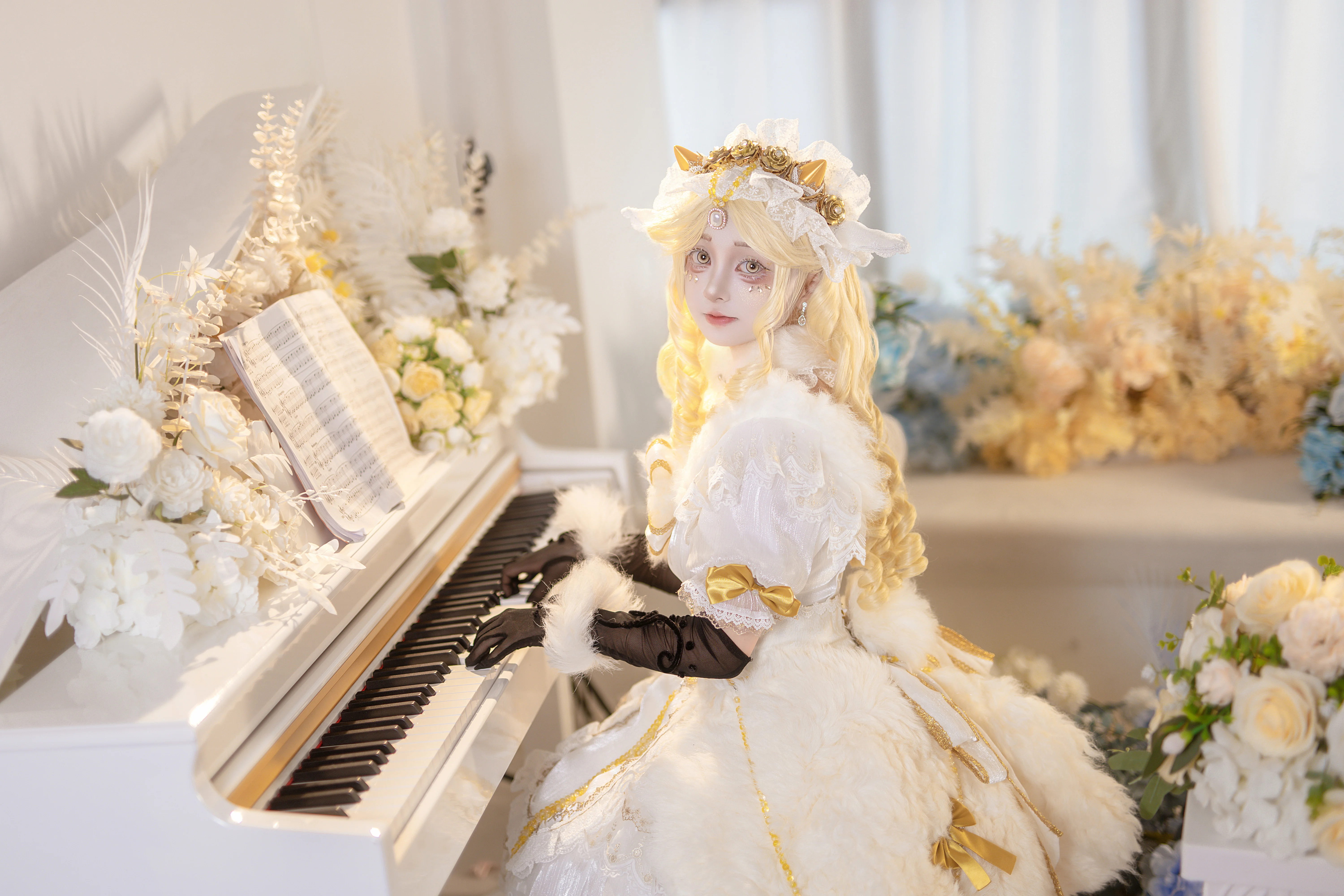【少女コスプレ】Identity V 第五人格「悪の源」、純白の表象の下にある深淵の見返り - 3 枚目