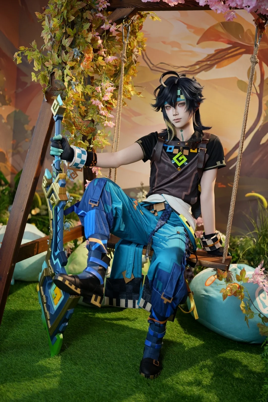 【基尼奇cos】群山赠予的自由与孤独，林间少年的视觉演绎