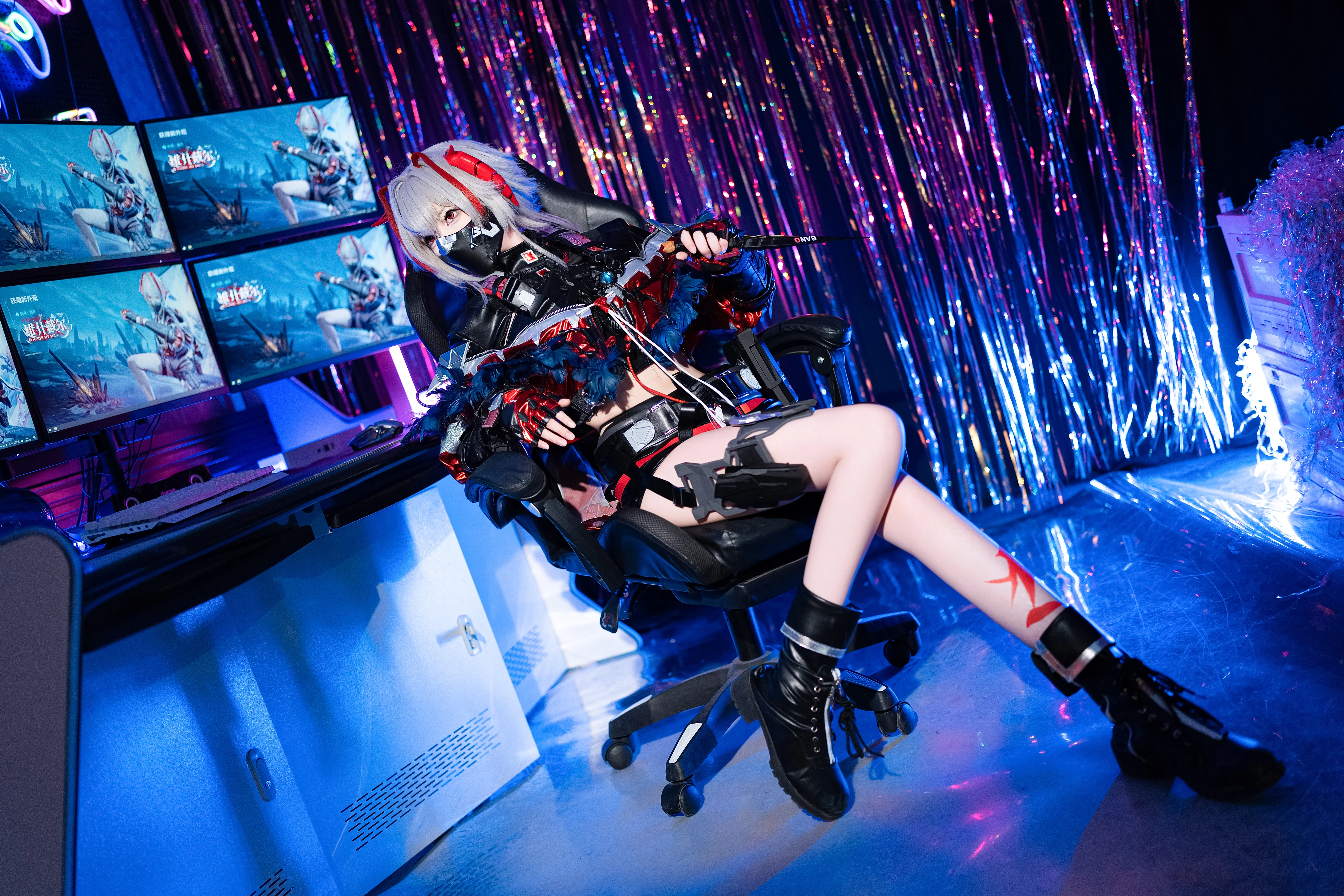 【麦晓雯cos】三角洲行动红皮战术登场