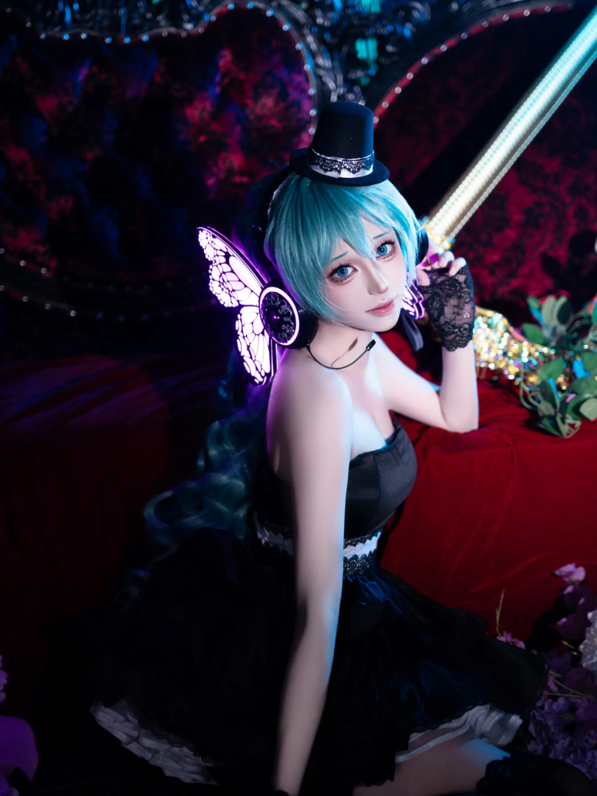 初音未來 氛圍感暗黑哥特風正片 - 第 1 張