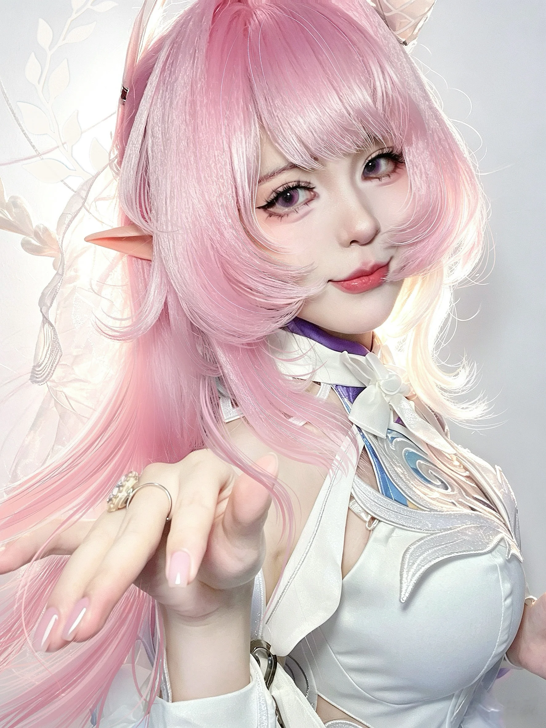 【崩坏星穹铁道昔涟cos】仙舟的粉色精灵，再次拉开弓弦 - 第 2 张
