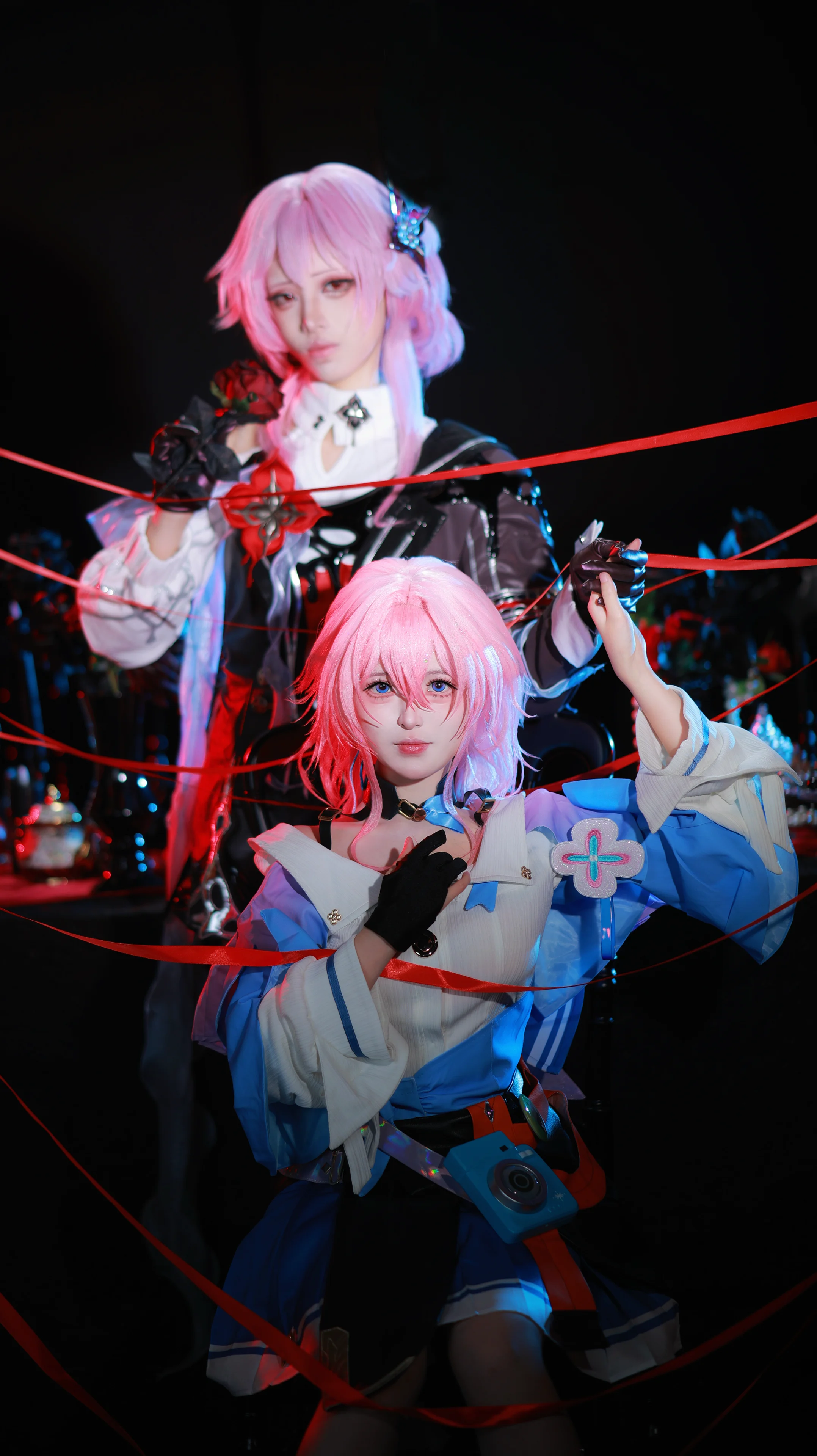 【崩坏星穹铁道cos】三月七与长夜月交织的夜幕红线 - 第 1 张