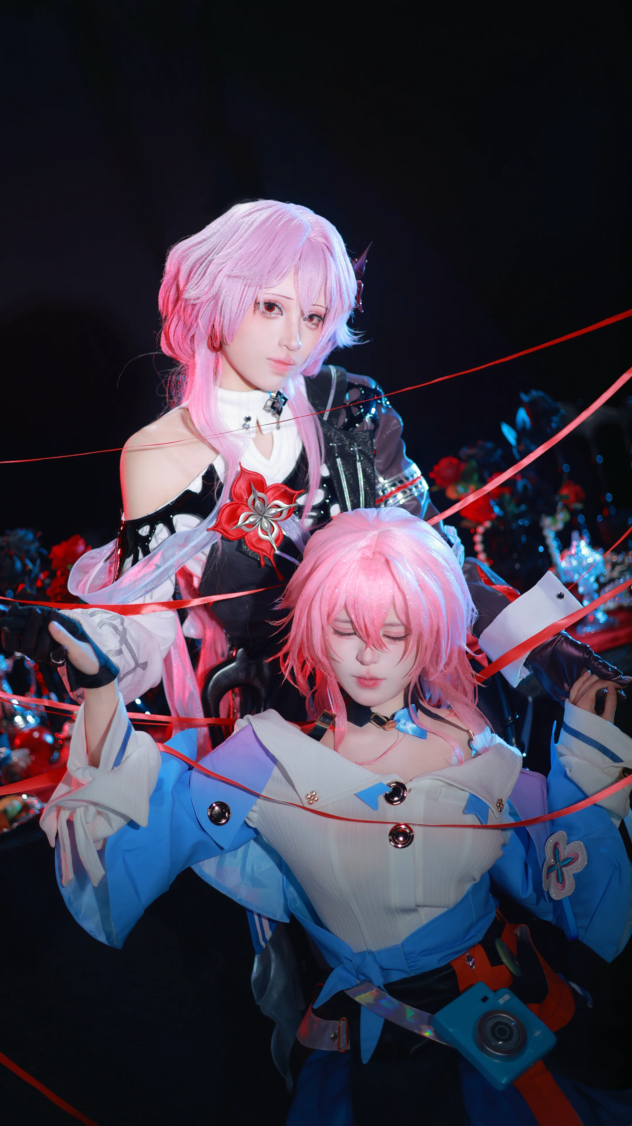【崩坏星穹铁道cos】三月七与长夜月交织的夜幕红线 - 第 3 张