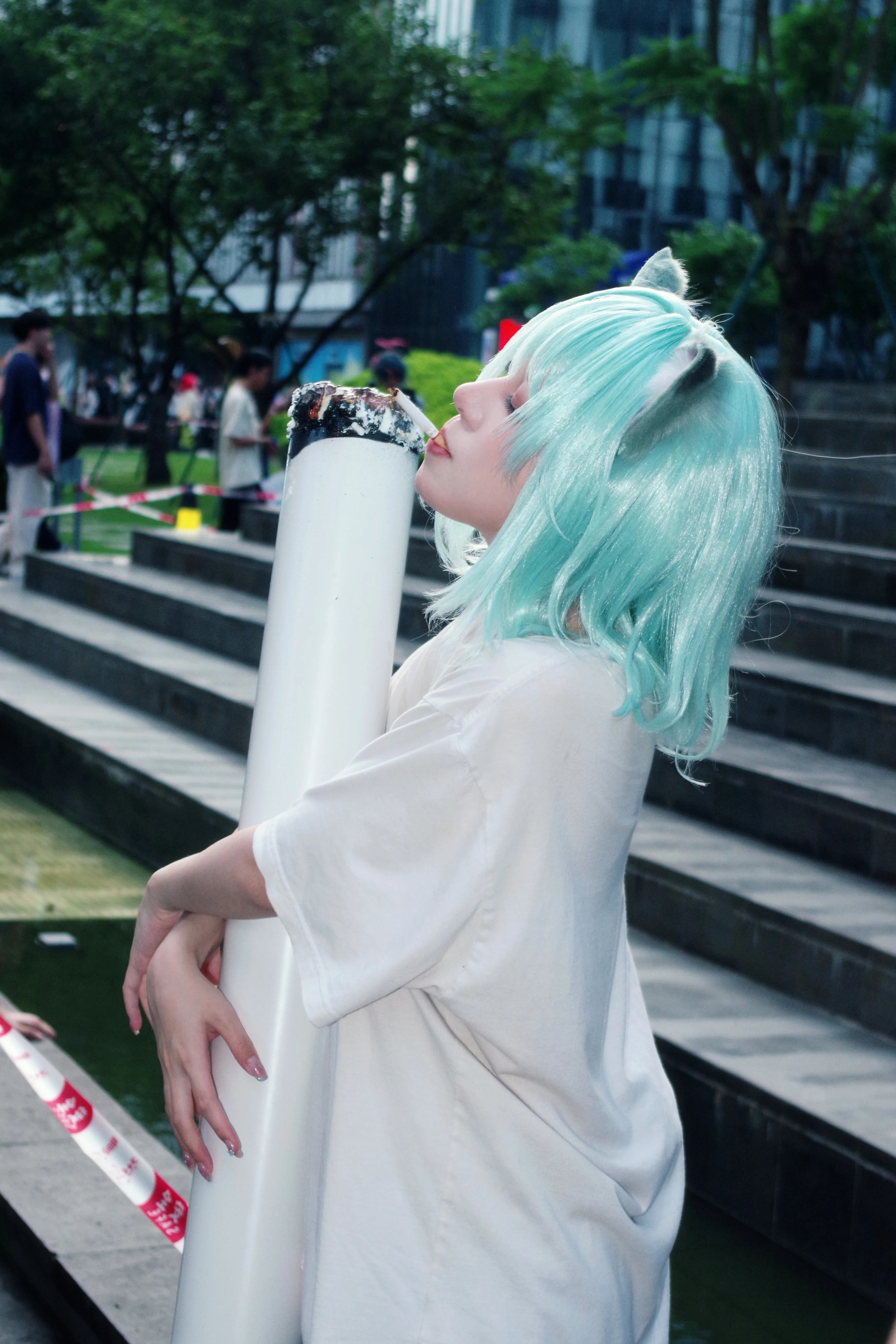 【纸悦cos】萤火虫漫展的薄荷色一日 - 第 3 张