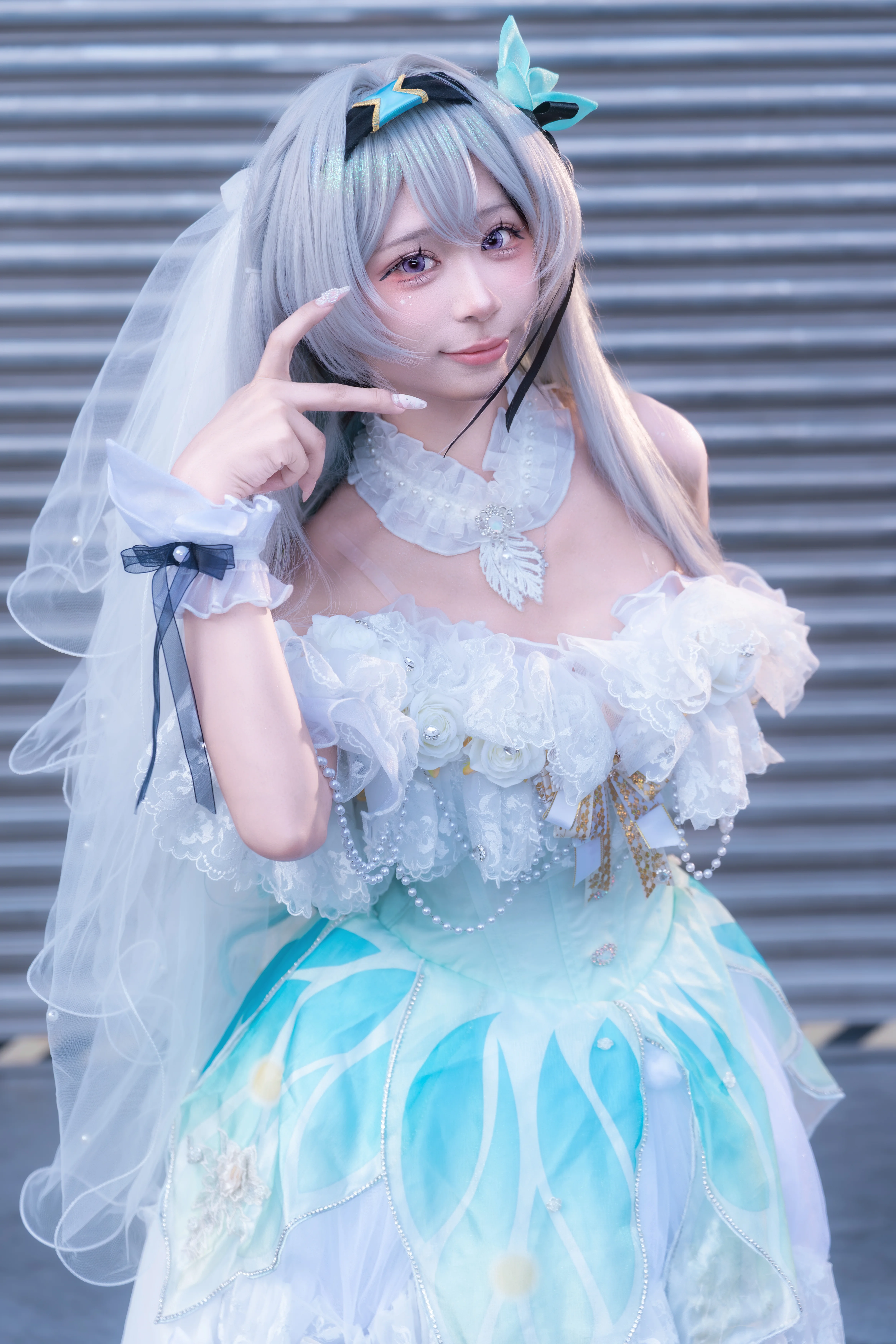 【ホタル コスプレ】夏のホタルACGエキスポ、このウェディングドレス風戦闘服は何点？ - 3 枚目