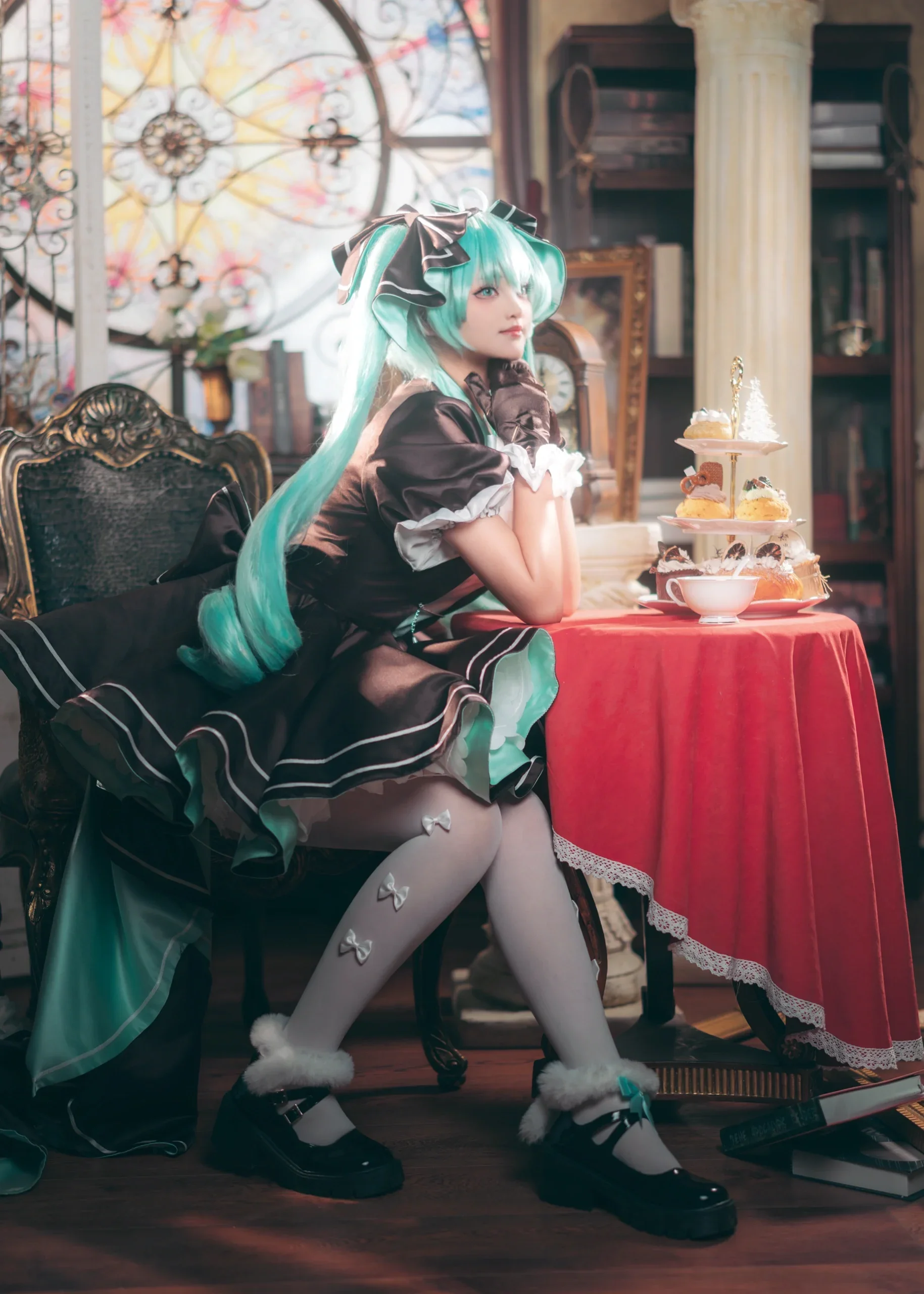 初音未來cos 生日兔子洋裝特輯 - 第 1 張