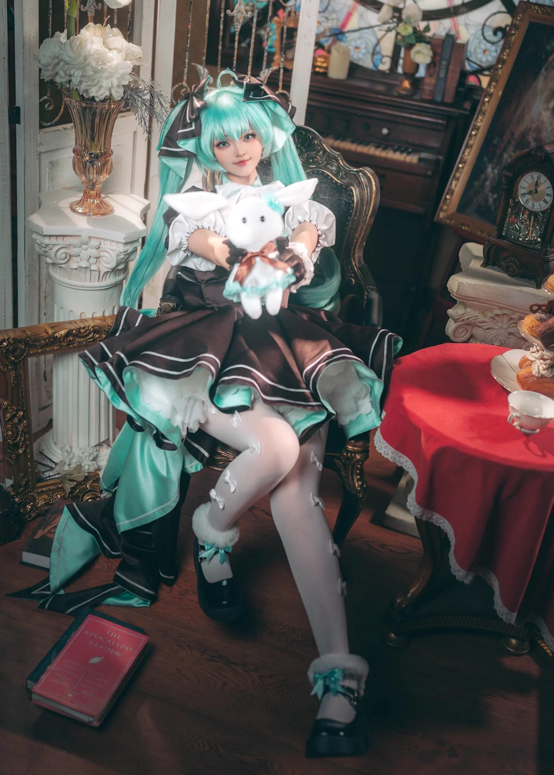 初音未来cos 生日兔子洋装特辑