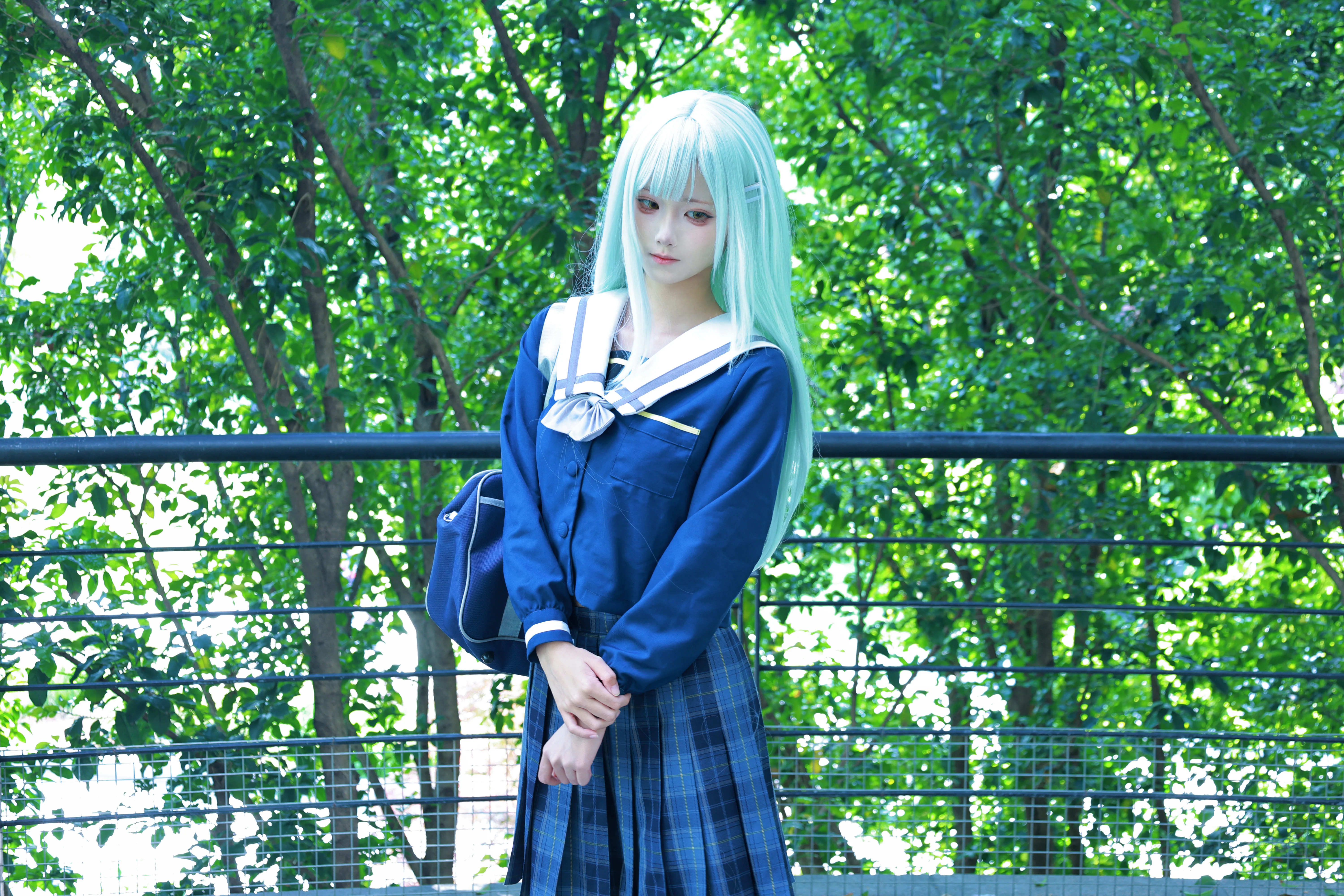 【Wakaba Mutsumi Cosplay】A Quiet Mint-Green Afternoon in Ave Mujica - The Die is Cast - Image 1
