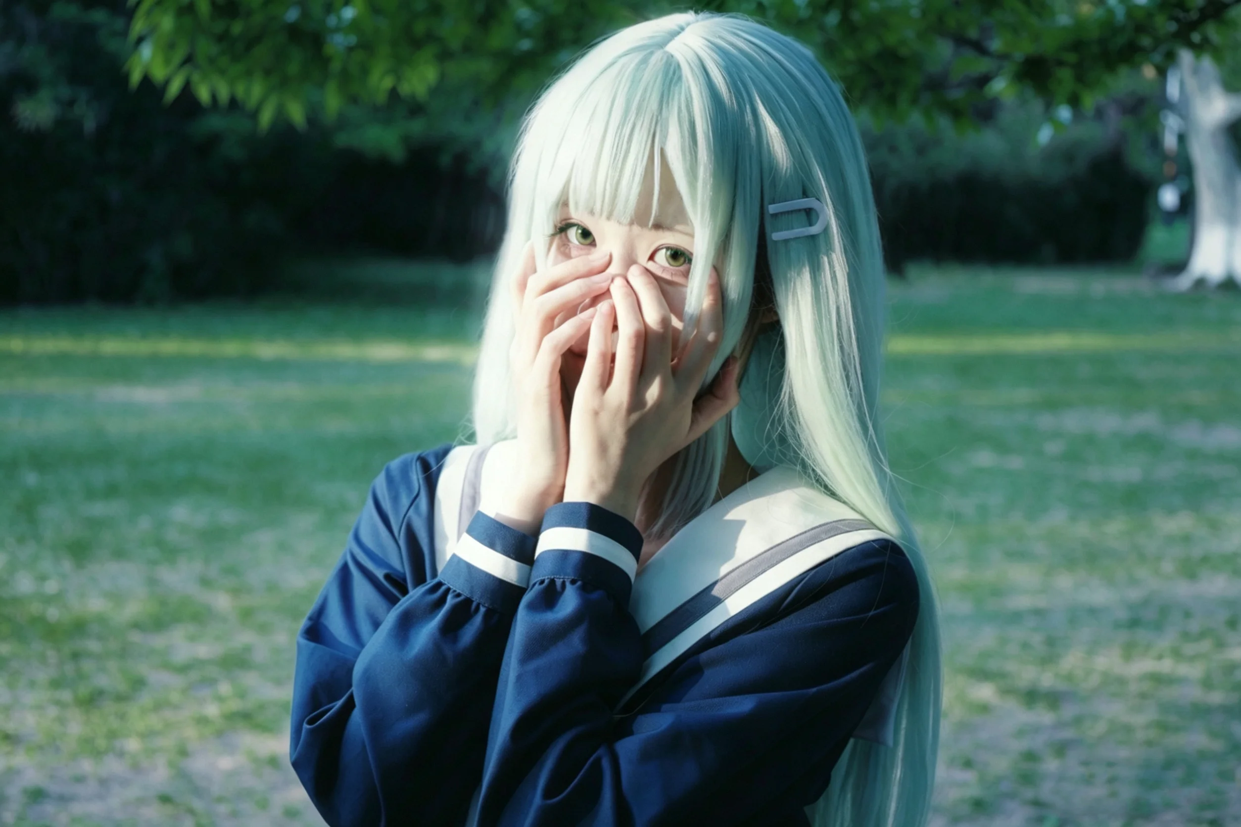 【Wakaba Mutsumi Cosplay】A Quiet Mint-Green Afternoon in Ave Mujica - The Die is Cast - Image 2