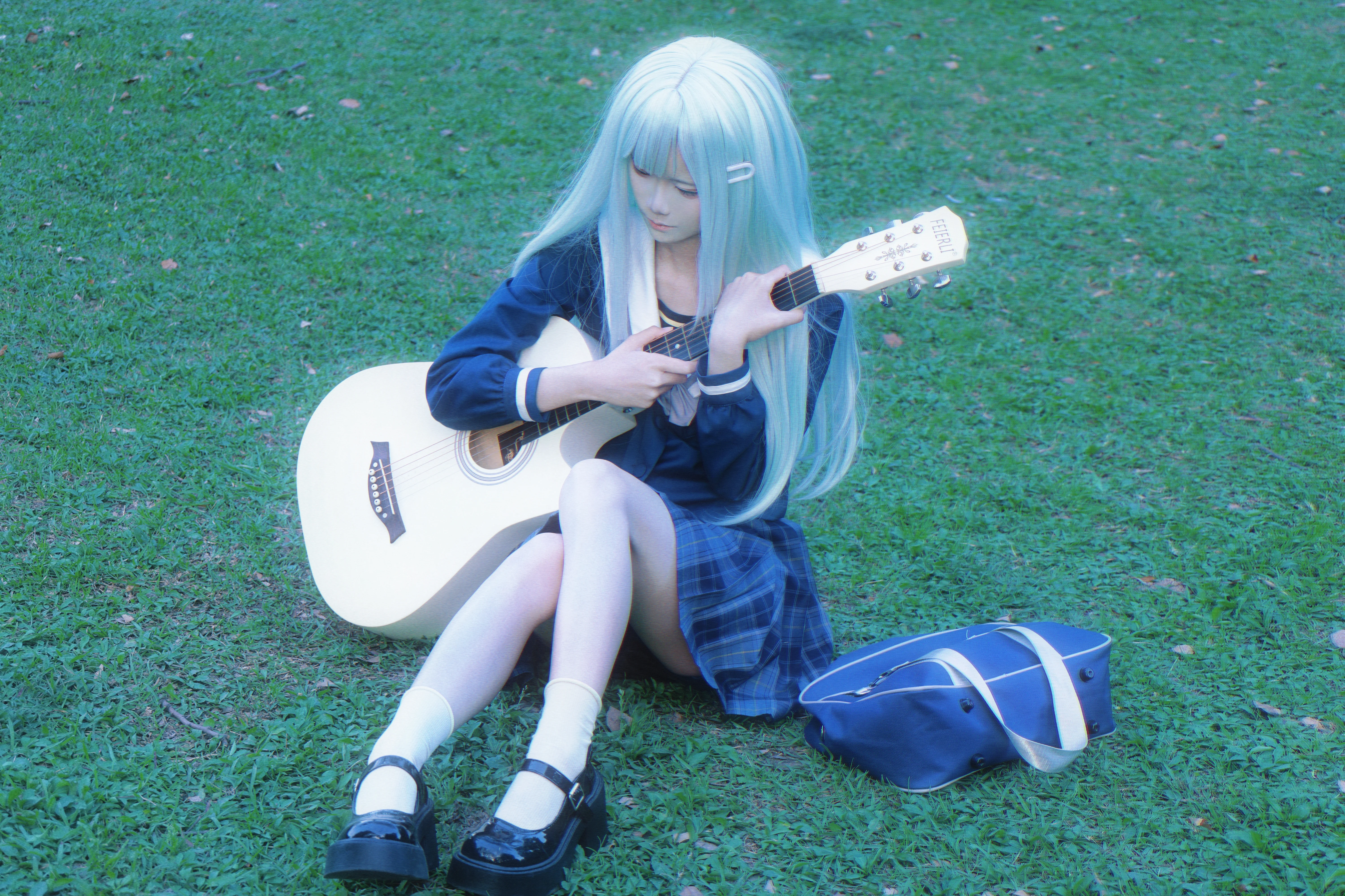 【若叶睦cos】BanG Dream! Ave Mujica里静谧的薄荷色午后