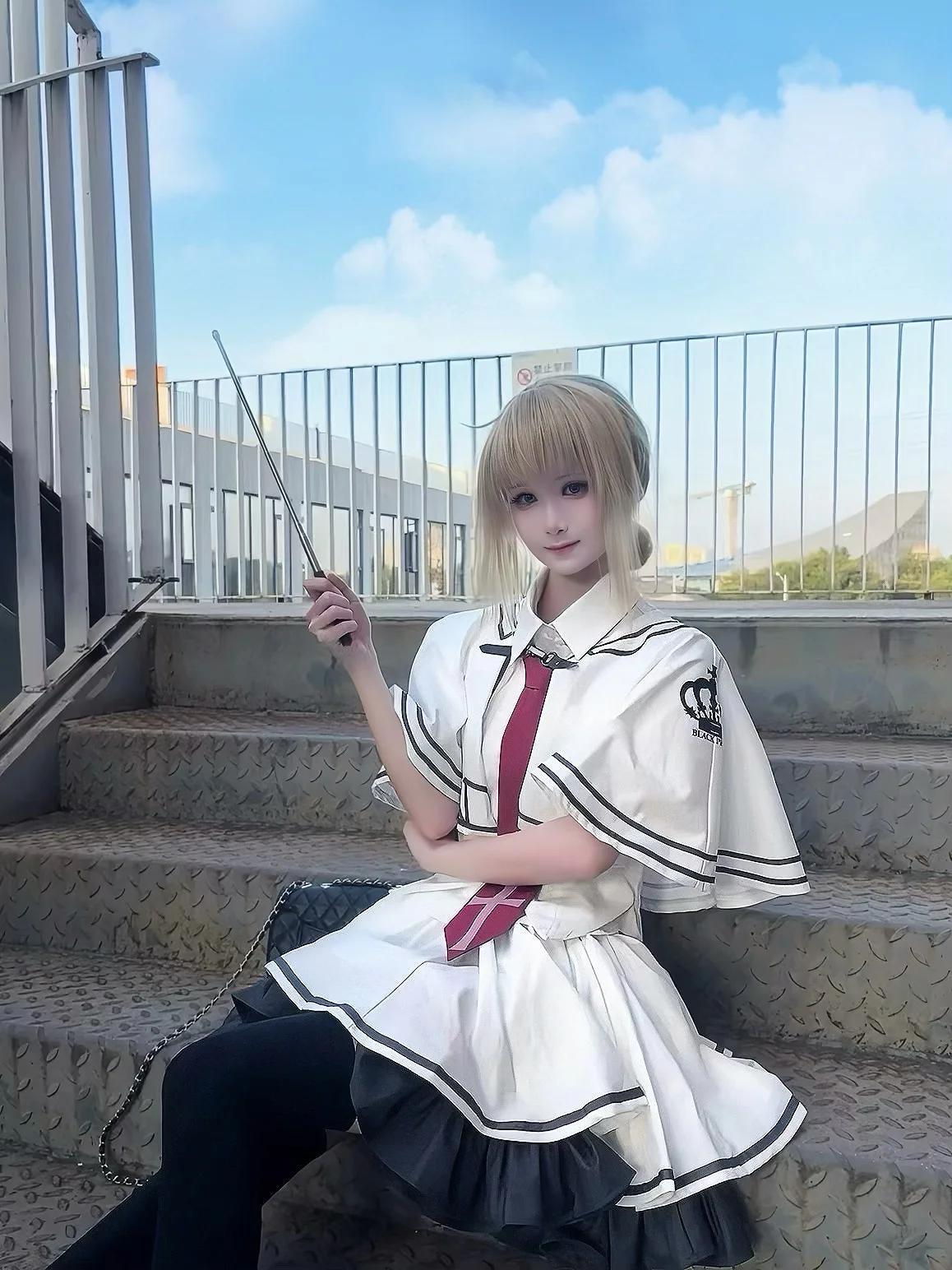 【橘希实香cos】素晴日旋律在阶梯上定格