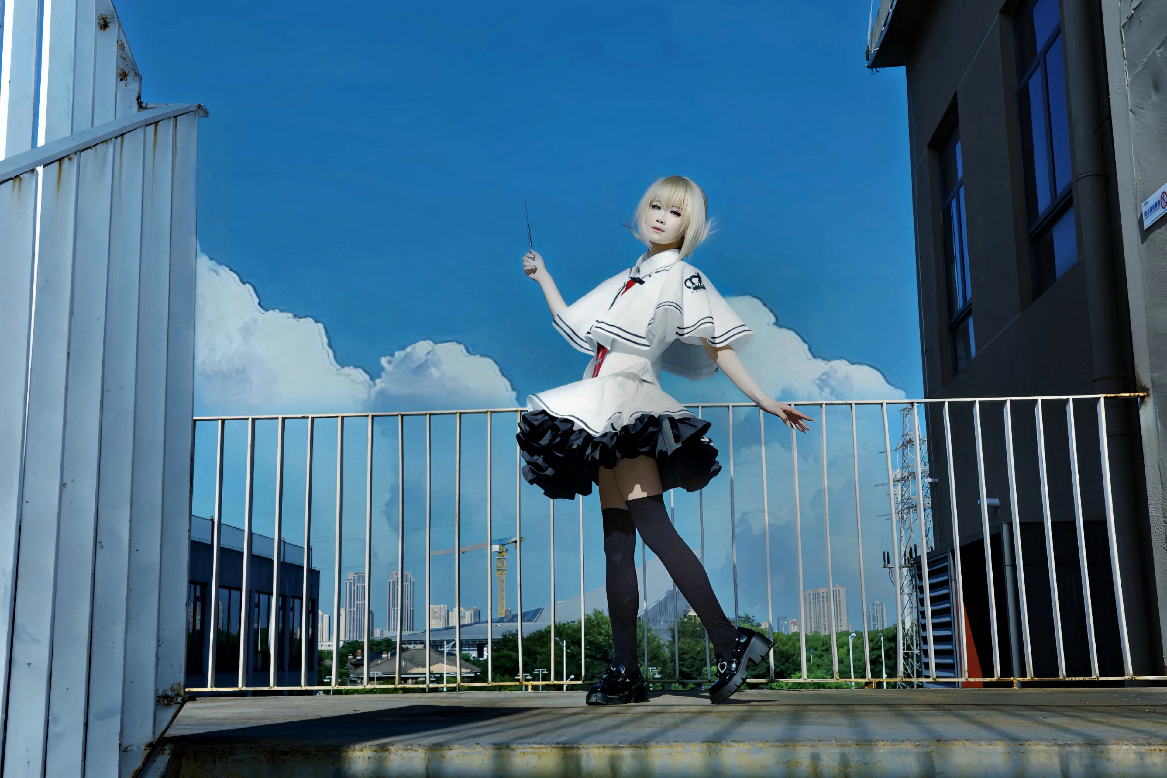 【橘希实香cos】素晴日里的那抹天空蓝，和我的魔杖