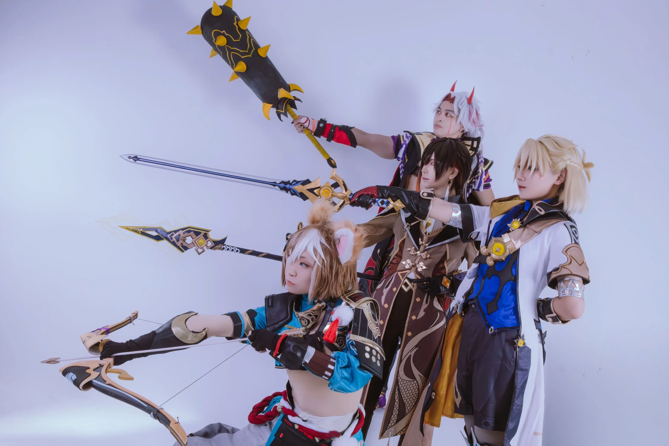 【阿贝多cos】原神岩系男子F4集结，正片终于出炉 - 第 6 张