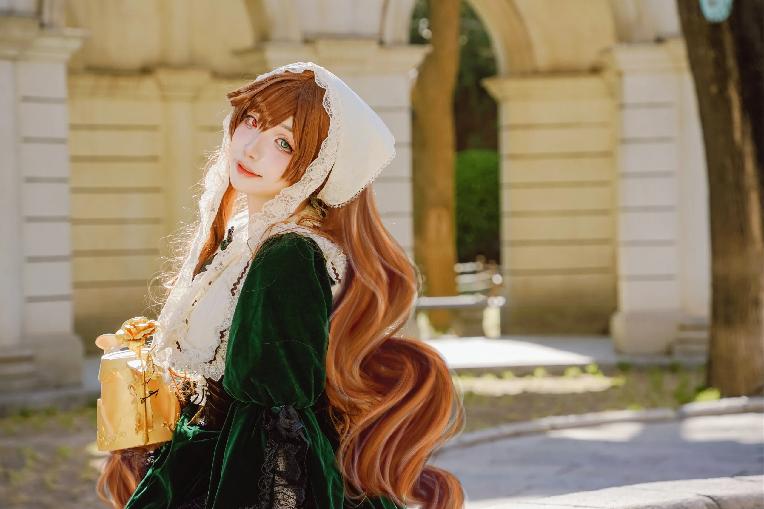 【翠星石cos】蔷薇少女的绿意，把童话感穿在身上 - 第 4 张