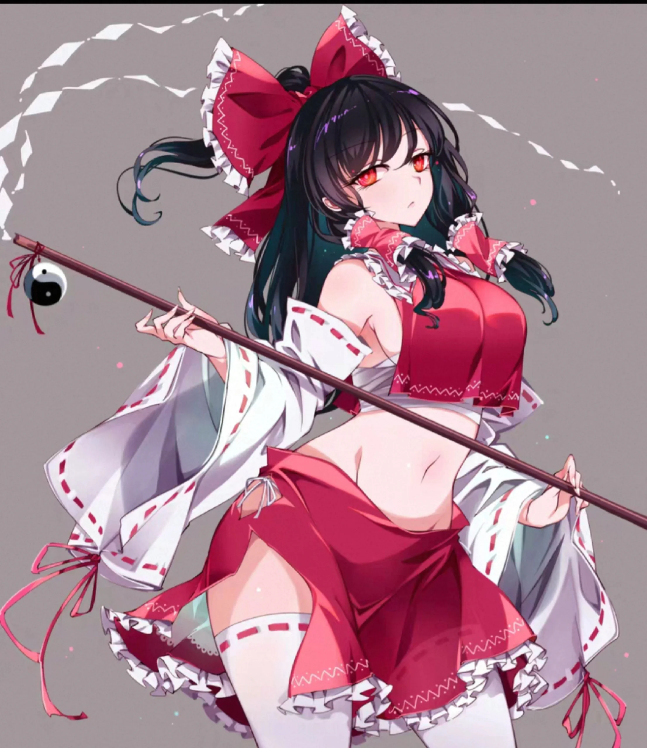 【博丽灵梦cos】还原拉普托尔太太笔下的冷艳巫女 - 第 2 张