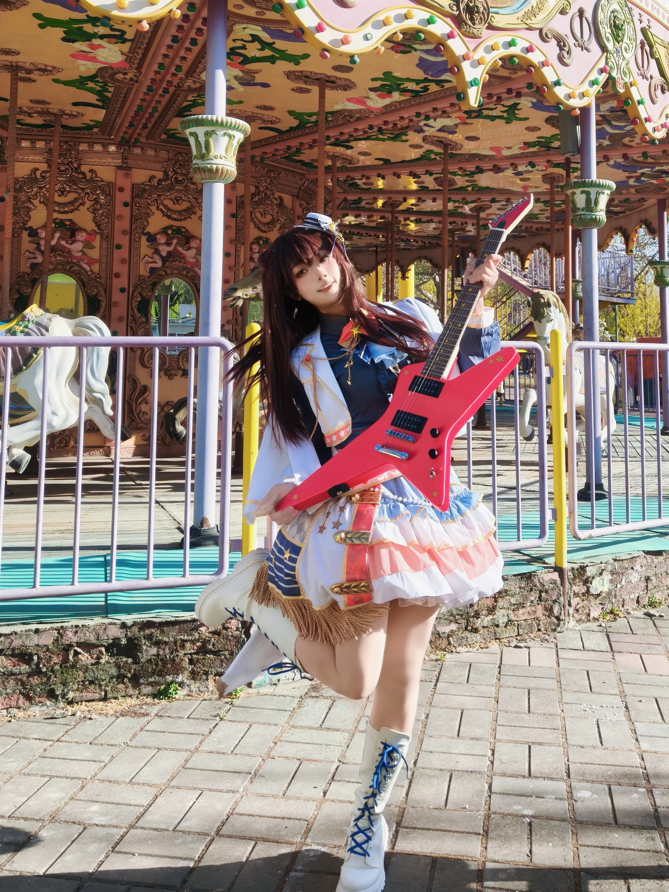 春日公园里的偶像乐队风Cosplay记录 - 第 4 张