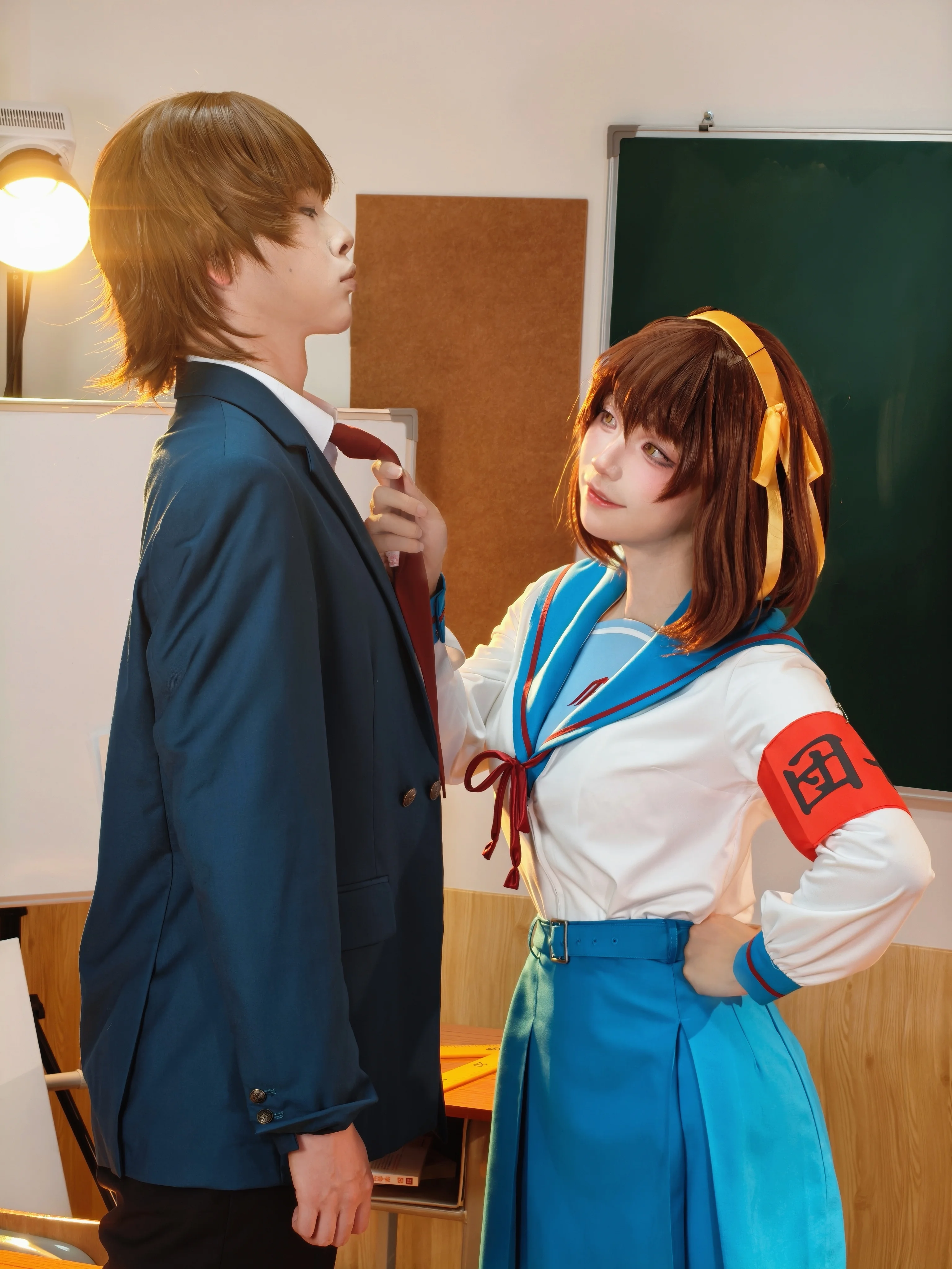 Haruhi Suzumiya cosplay and Kyon Return to the Classroom: A Tribute to The Melancholy of Haruhi Suzumiya - Image 2