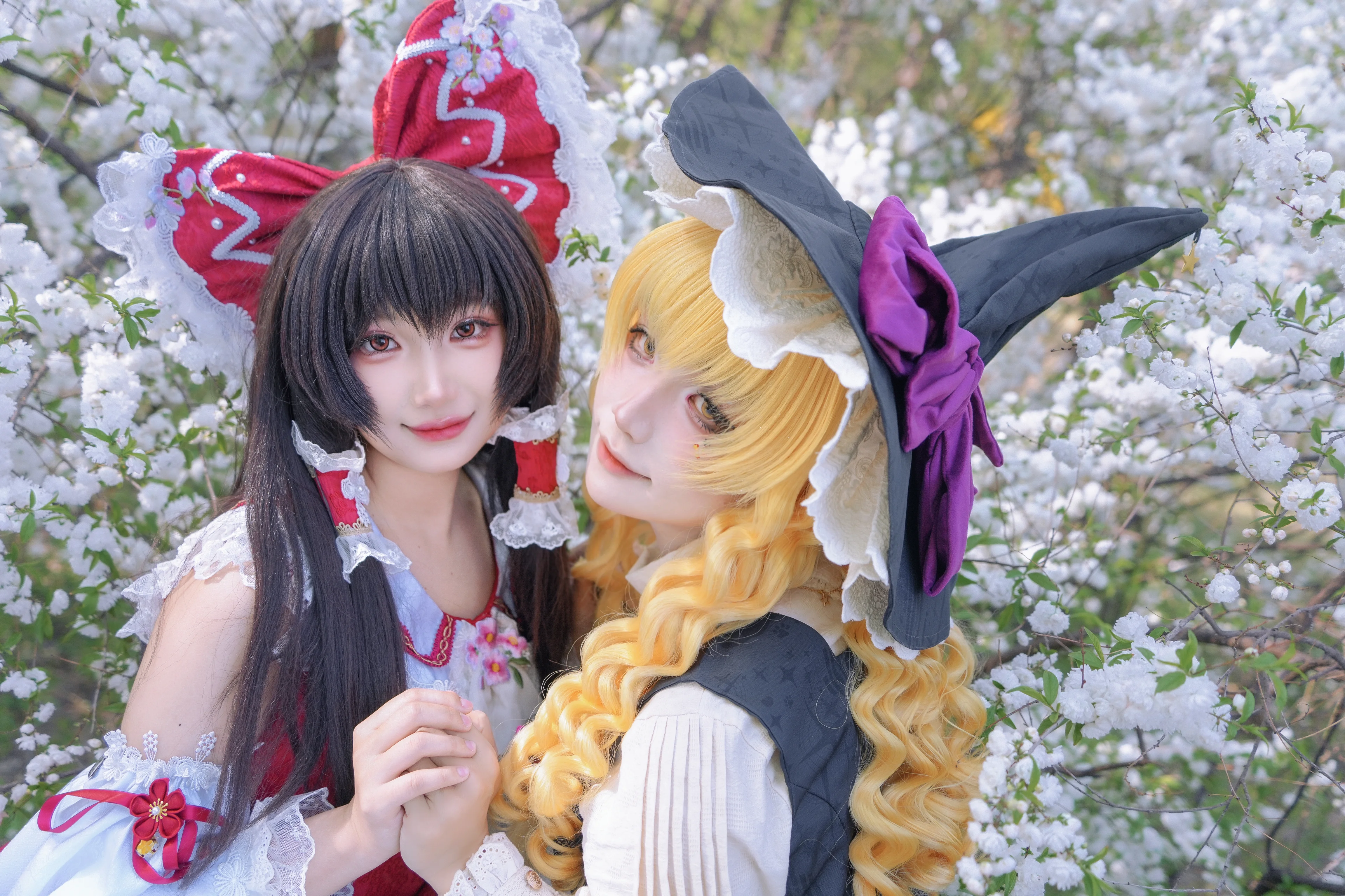 【雾雨魔理沙cos】东方Project春色同框，还原幻想乡的日常