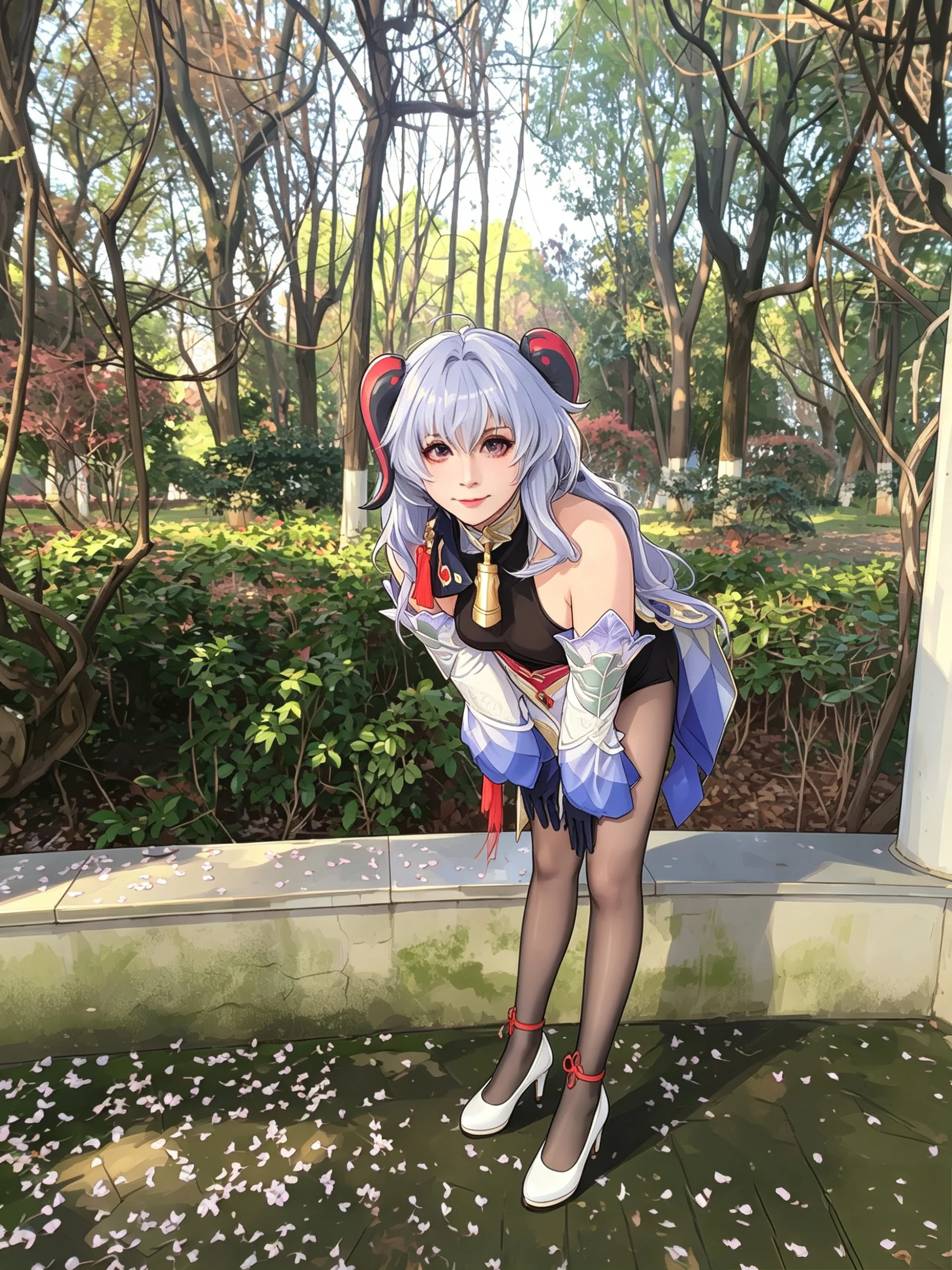 【原神甘雨cos】五年后再穿璃月原皮，AI与现实的奇妙碰撞 - 第 11 张