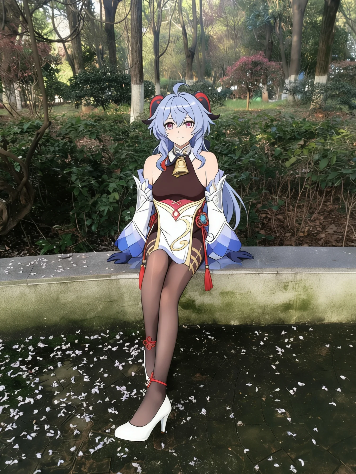 【原神甘雨cos】五年后再穿璃月原皮，AI与现实的奇妙碰撞 - 第 17 张
