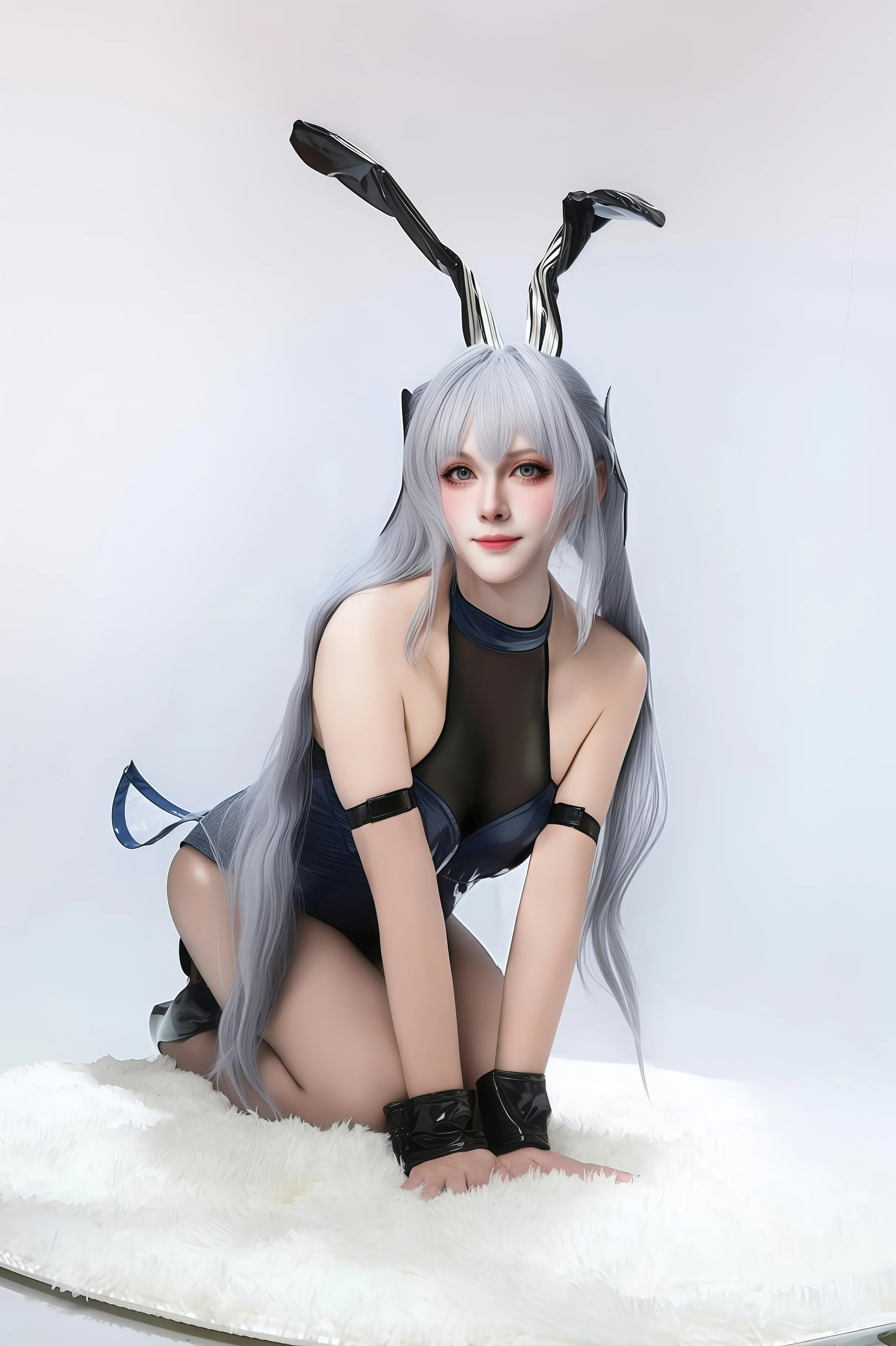 【花園cos】碧藍航線，Black Dragon的兔女郎形態 - 第 2 張