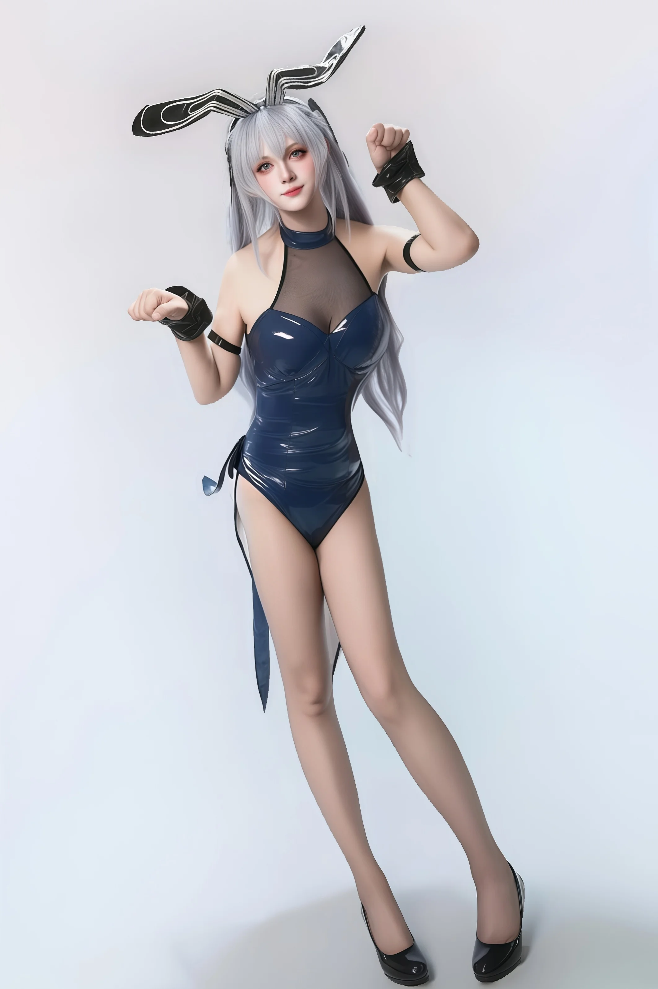 【花園cos】碧藍航線，Black Dragon的兔女郎形態 - 第 6 張