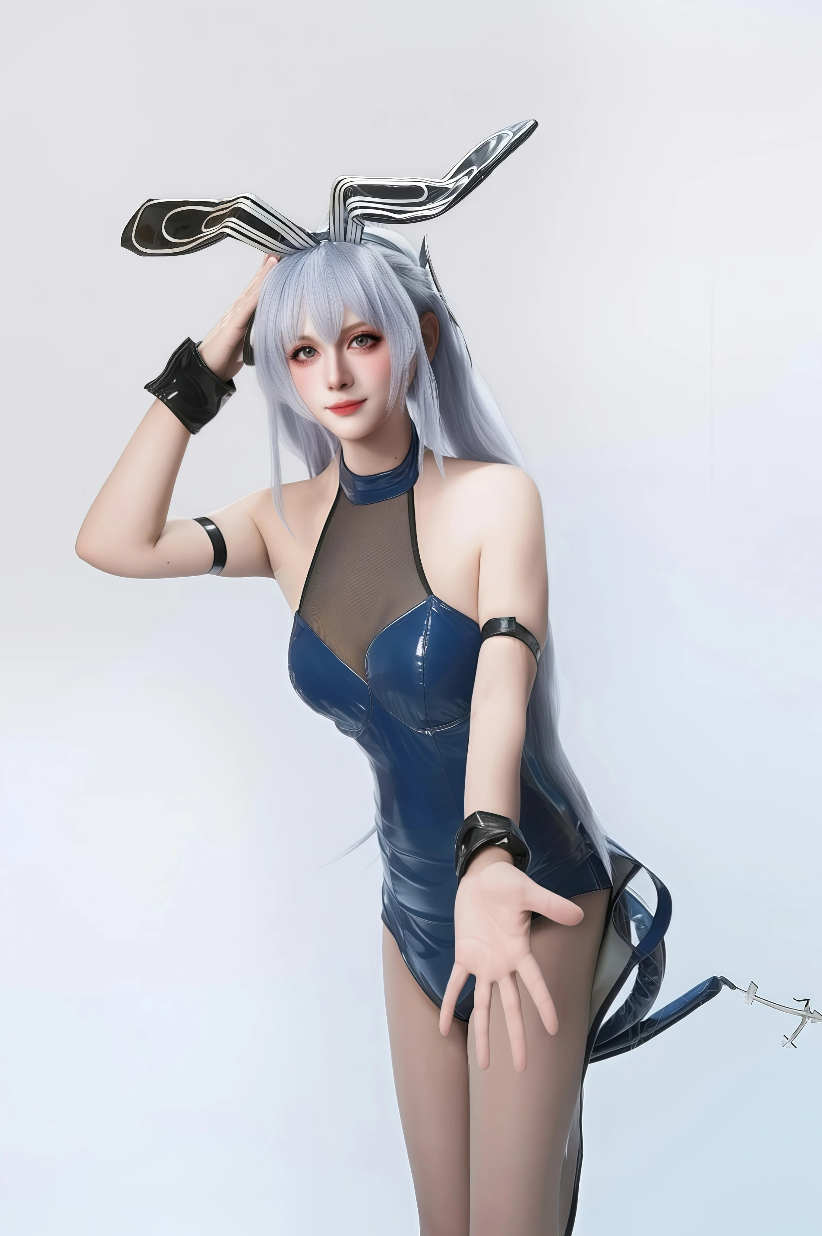 【花園cos】碧藍航線，Black Dragon的兔女郎形態 - 第 7 張