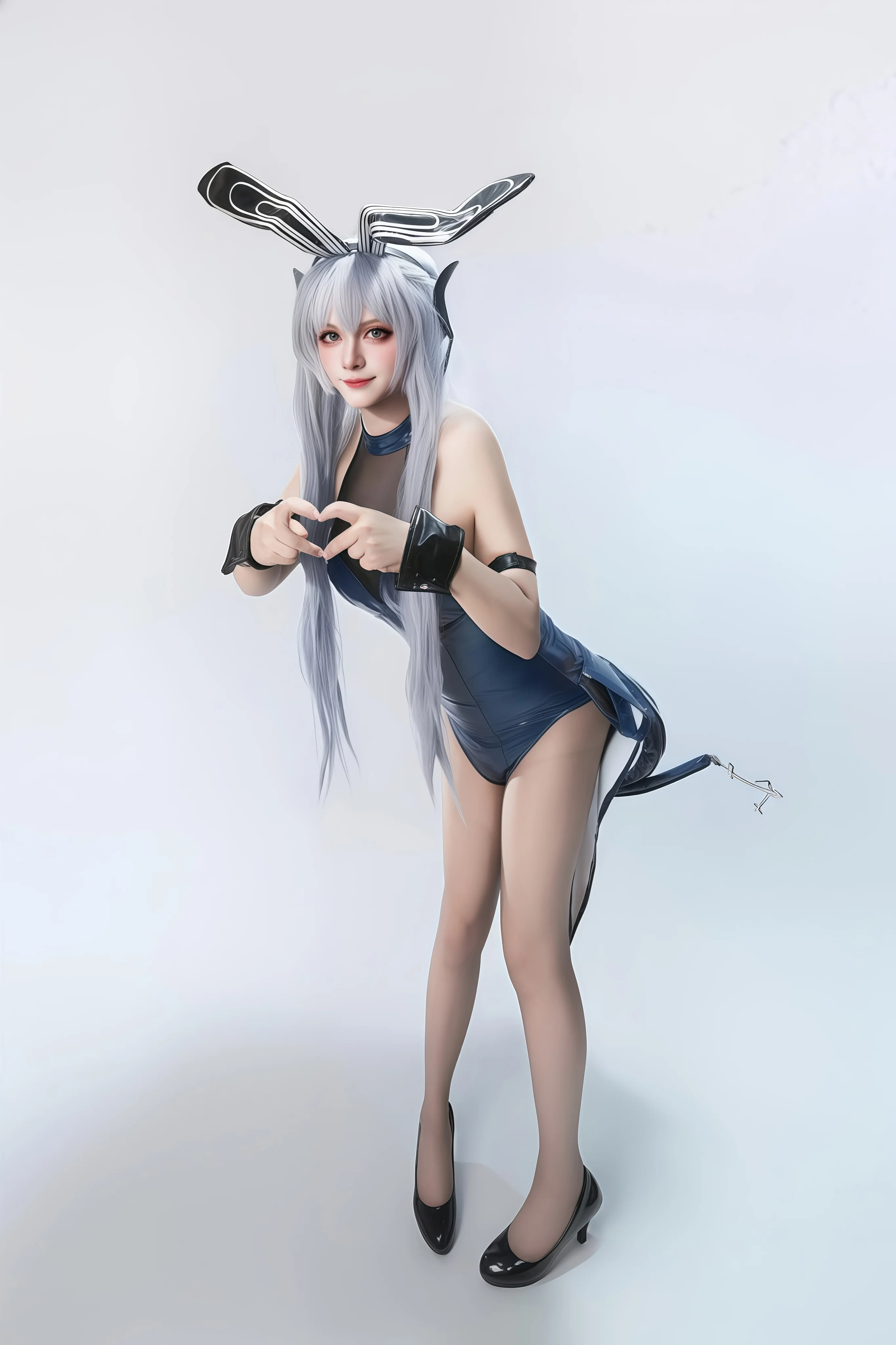 【花園cos】碧藍航線，Black Dragon的兔女郎形態 - 第 9 張