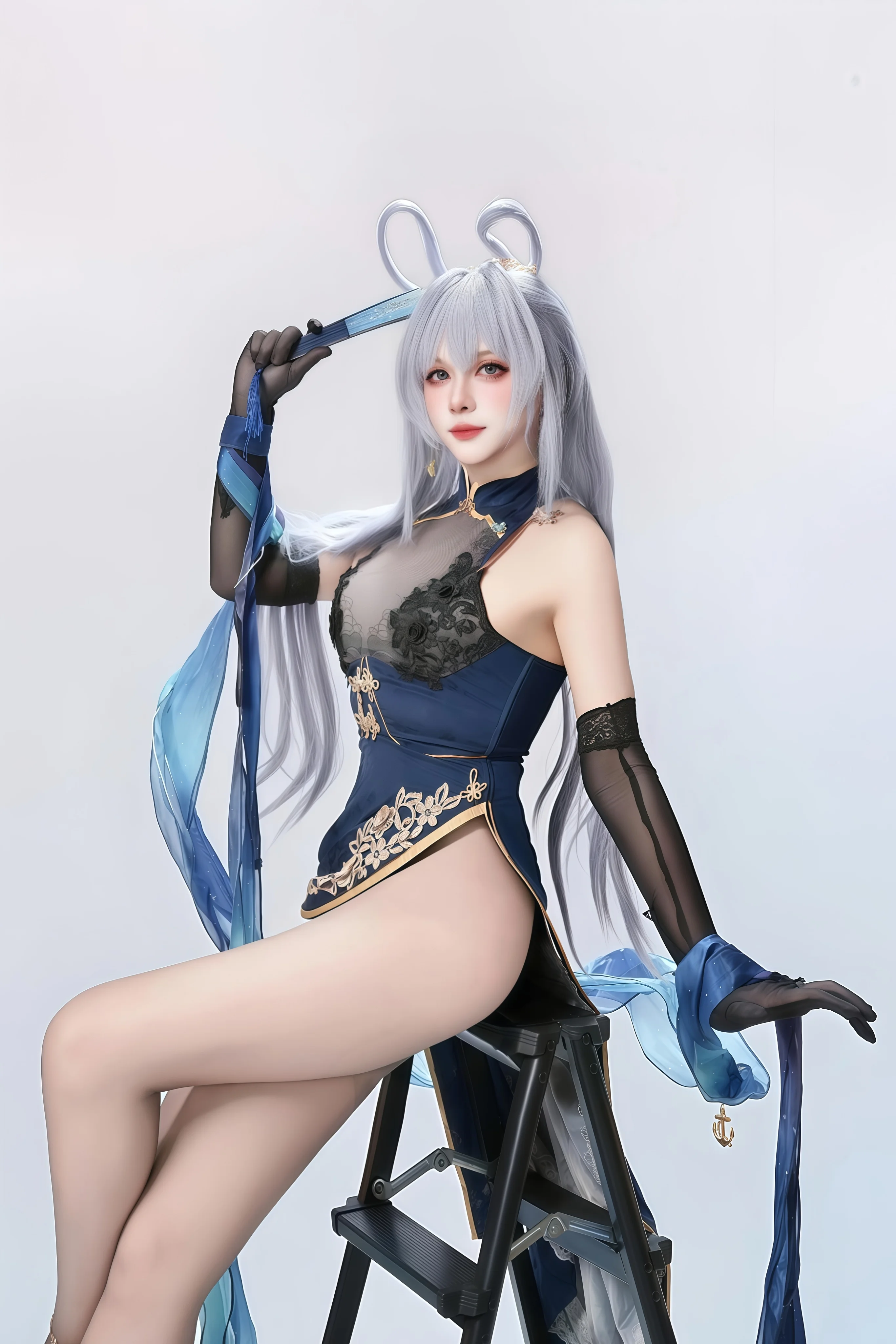 【花园cos】碧蓝航线，白鹰的Black Dragon来啦 - 第 11 张
