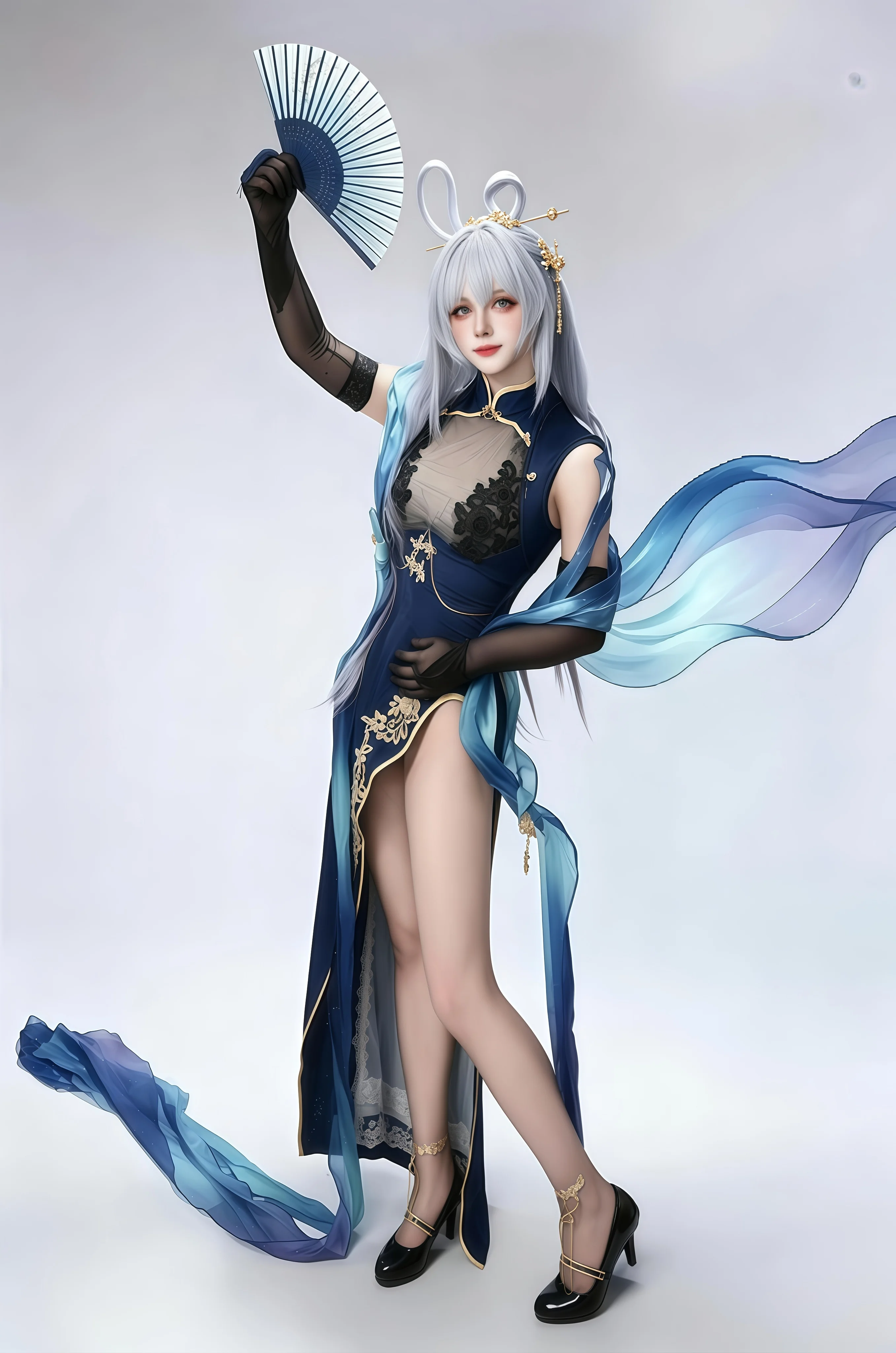 【花园cos】碧蓝航线，白鹰的Black Dragon来啦 - 第 2 张