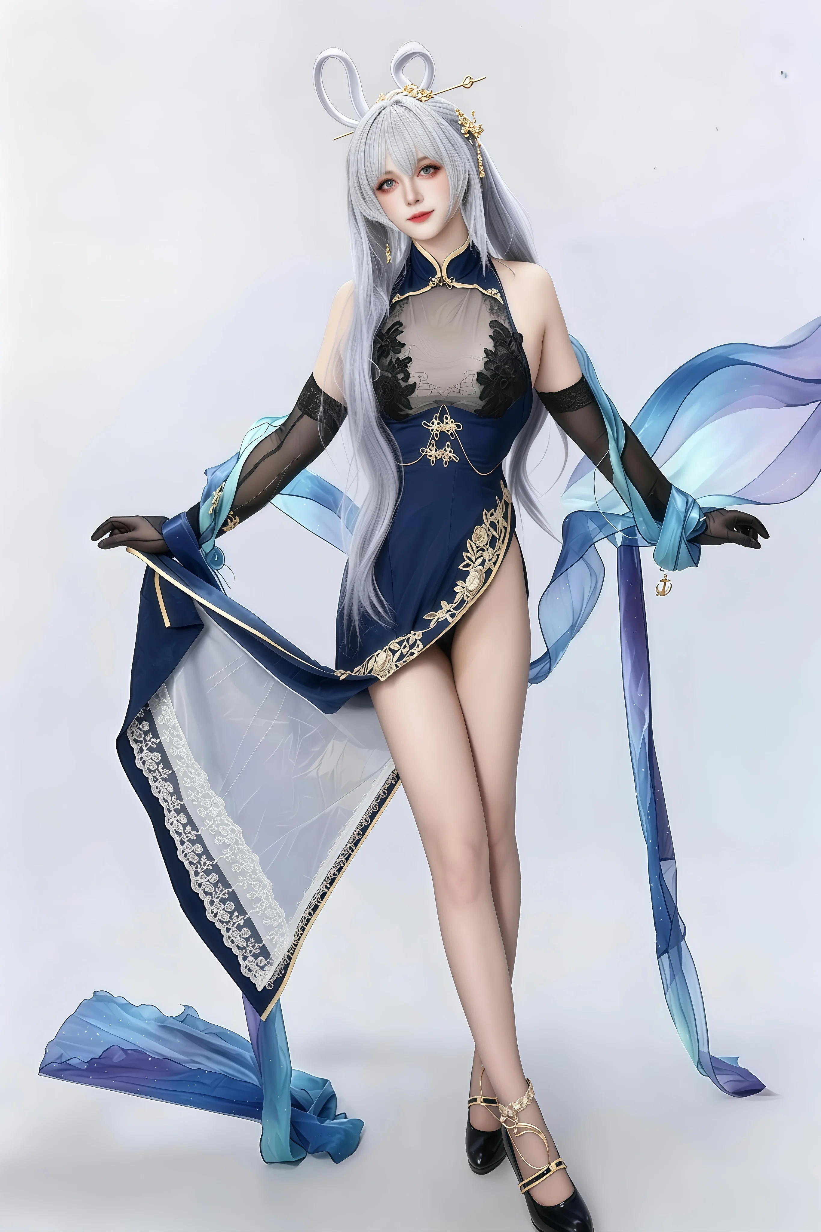 【花园cos】碧蓝航线，白鹰的Black Dragon来啦 - 第 3 张
