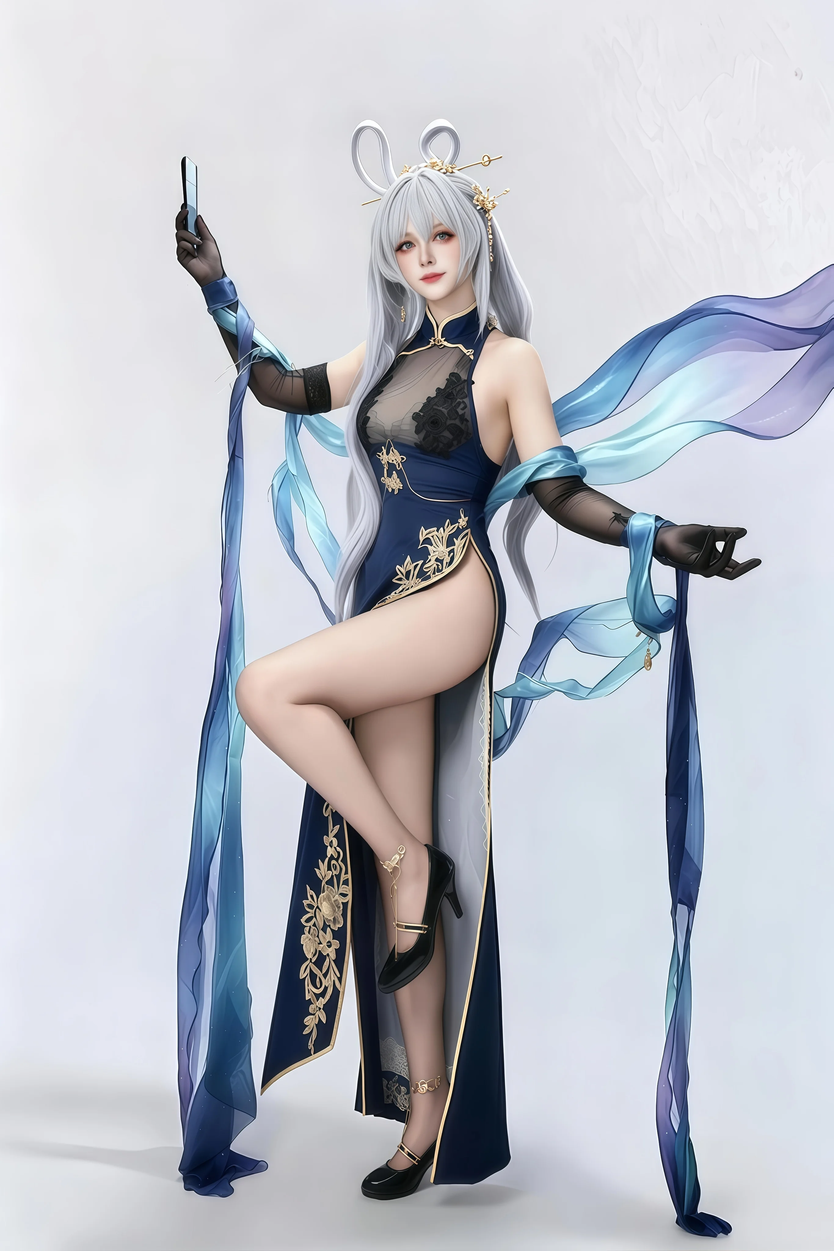 【花园cos】碧蓝航线，白鹰的Black Dragon来啦 - 第 4 张