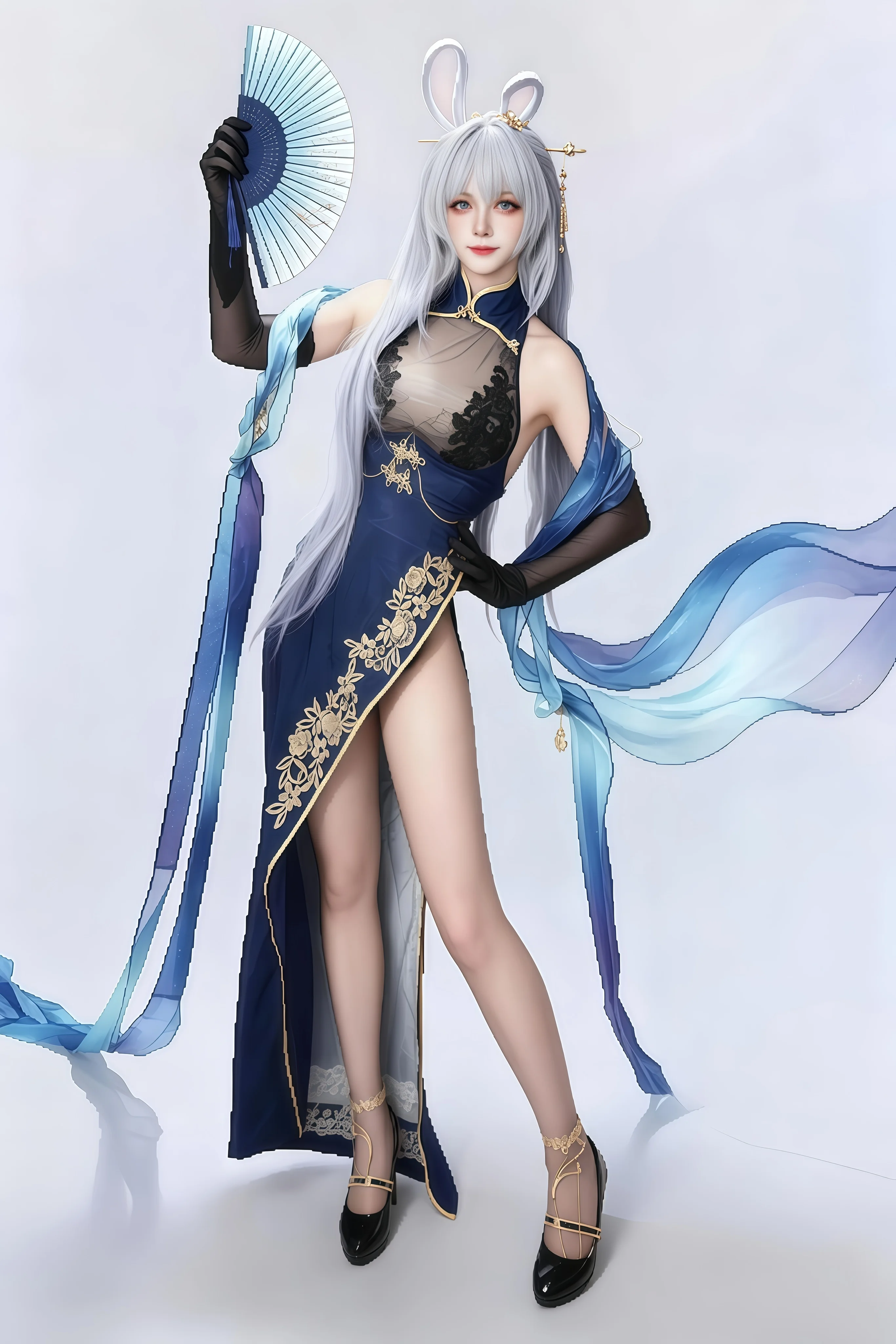 【花园cos】碧蓝航线，白鹰的Black Dragon来啦 - 第 6 张