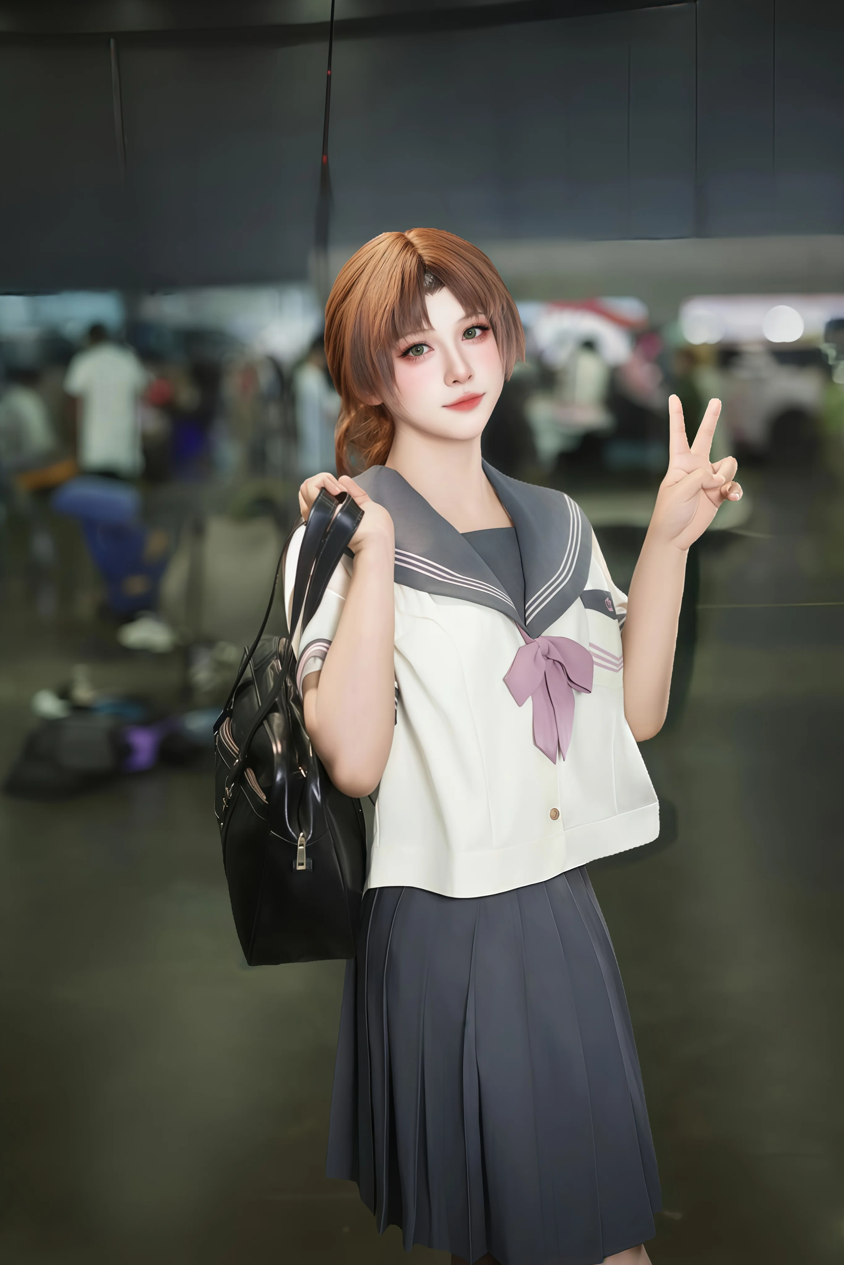 【远山和叶cos】长沙萌卡漫展的关西少女日常 - 第 5 张