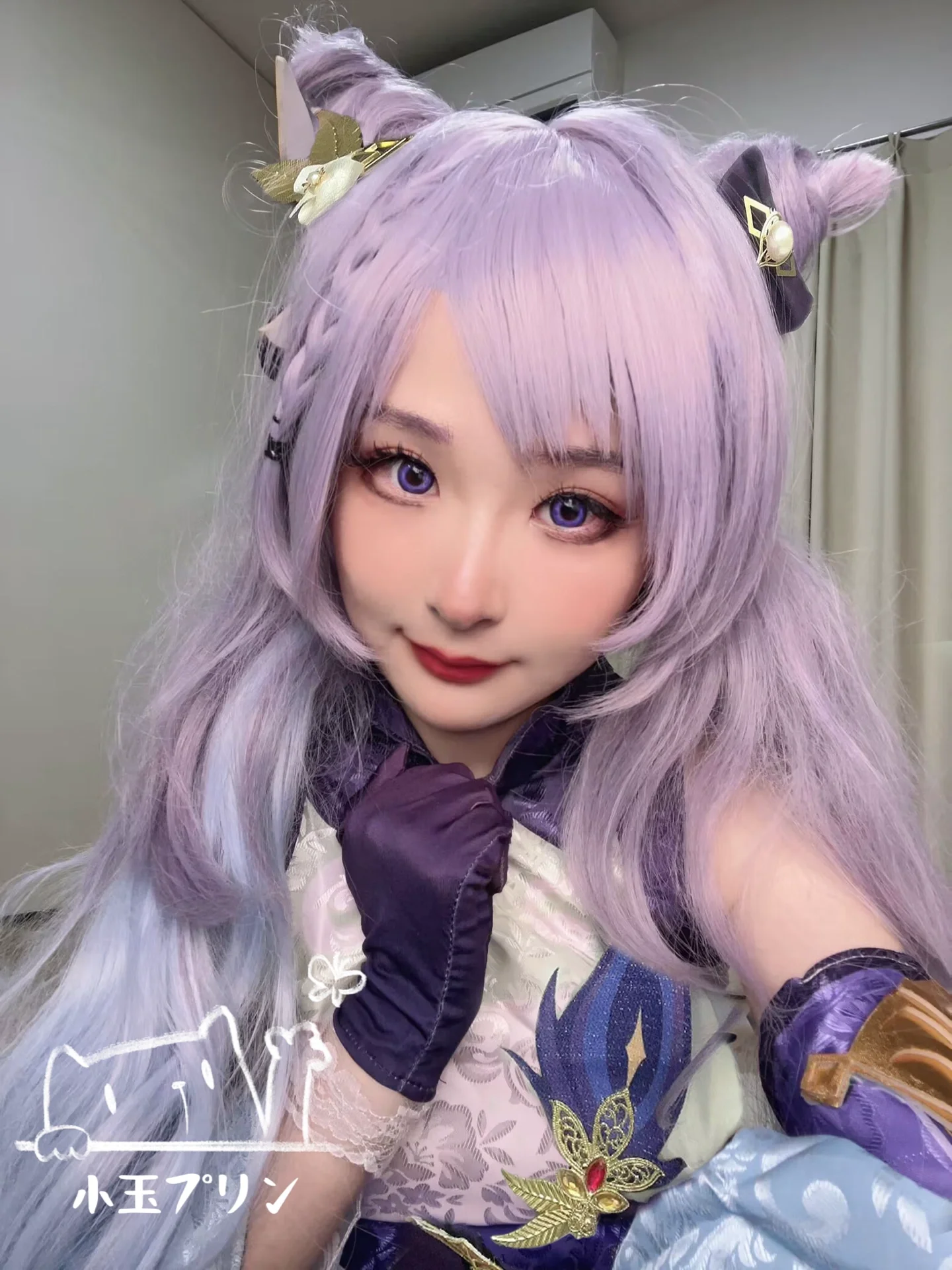 [刻晴cos] 原神里的玉衡星，摘假发过后的下班状态 - 第 2 张