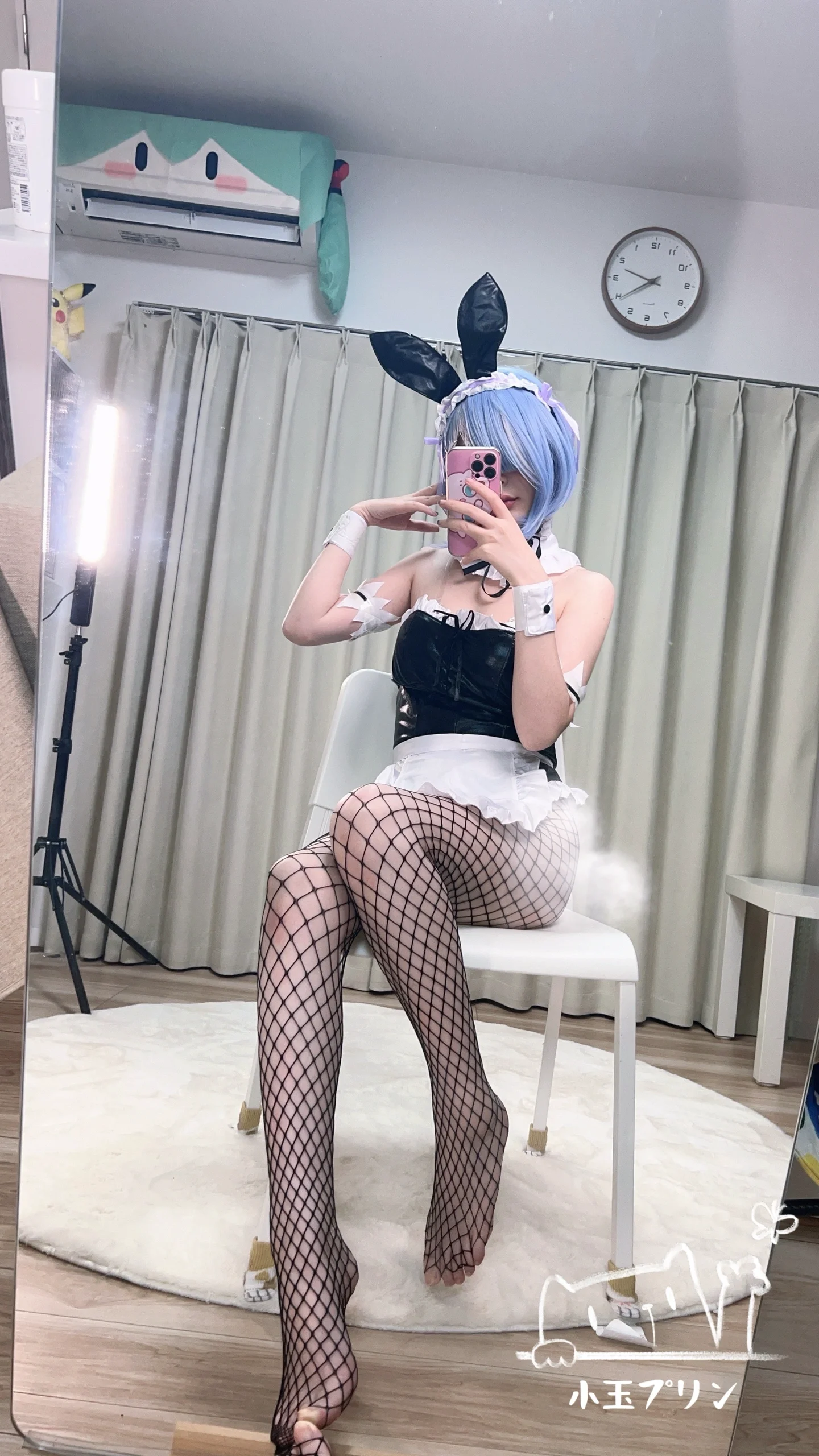 【蕾姆cos】从零开始的异世界生活，五一假期的兔女郎造型日记