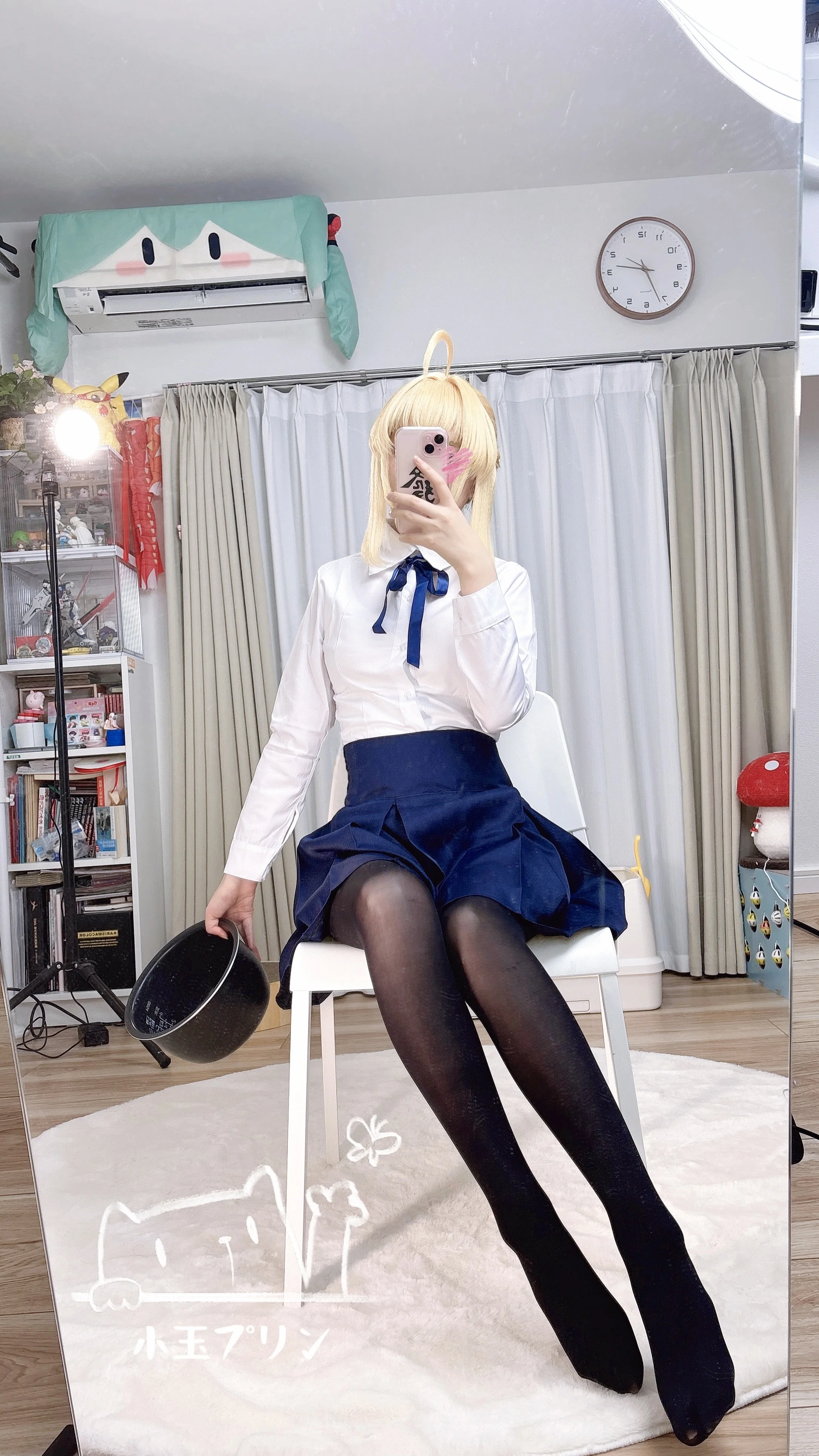 【阿尔托莉雅cos】卫宫家今天的饭，常服与黑丝的轻松日常
