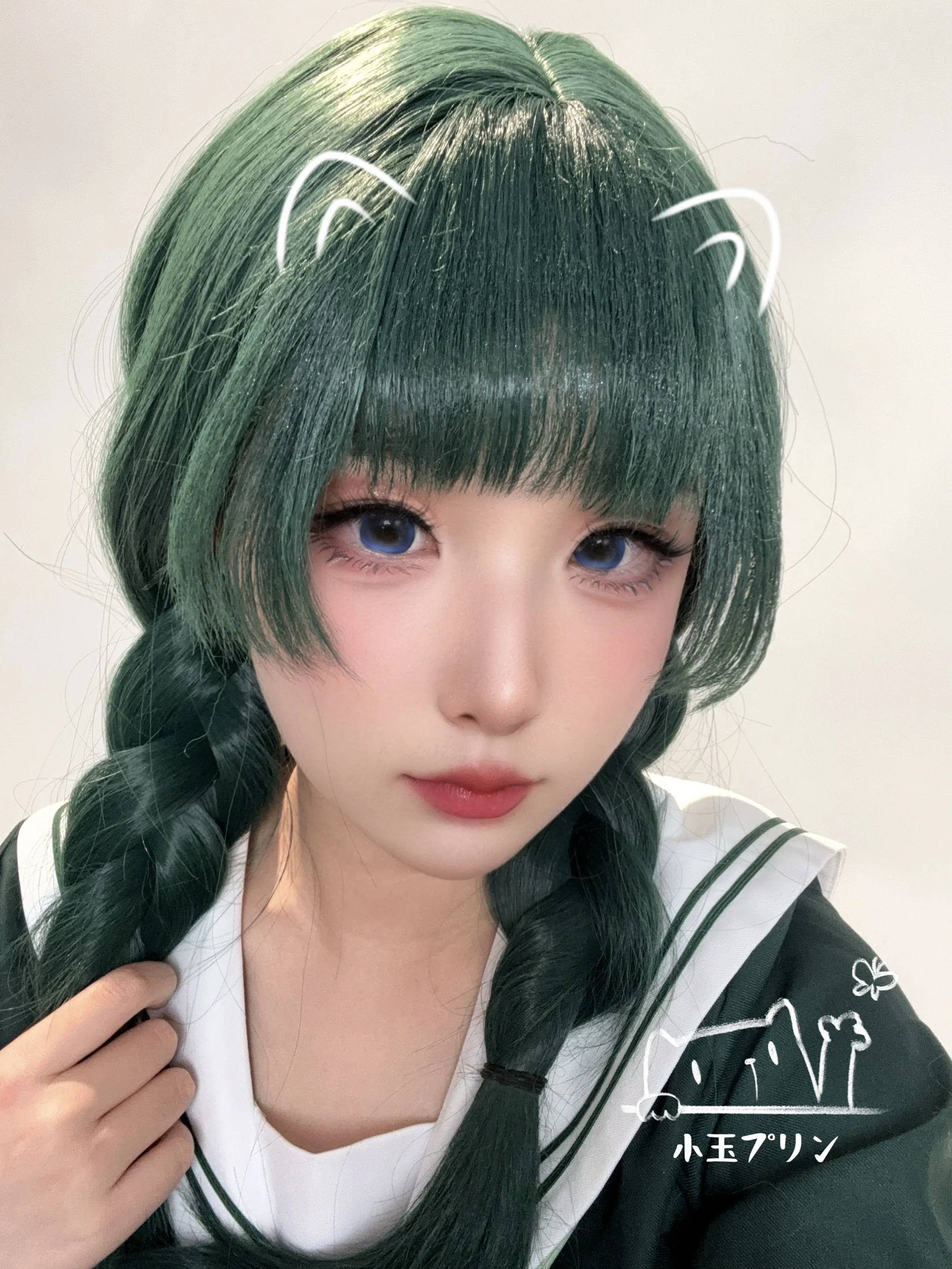 【药屋猫猫cos】药屋少女的呢喃日常JK风造型出片记录 - 第 1 张