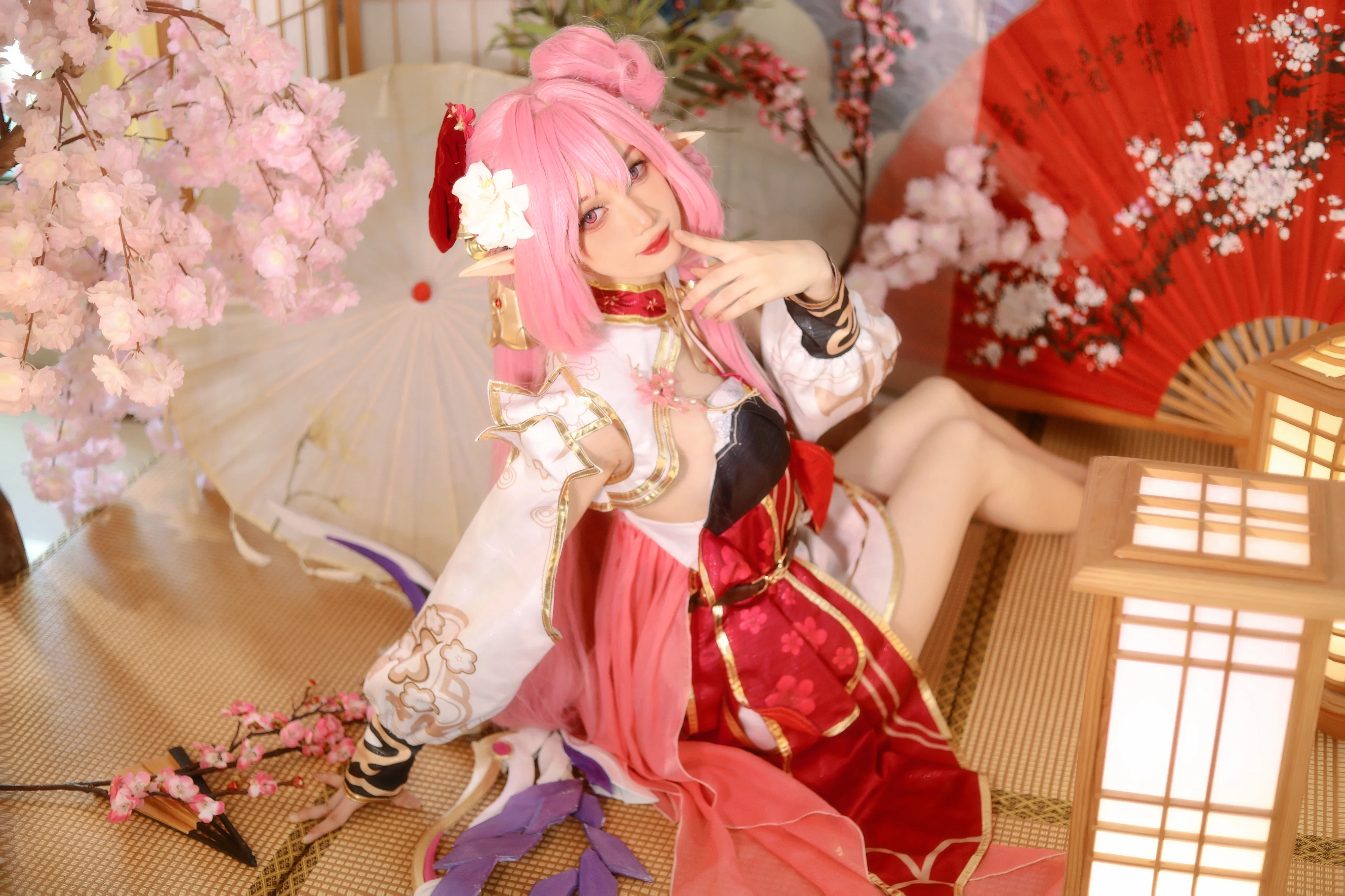 [Elysia Cosplay] Digging Up Old Photos: A Look Back at the Pink Elf's Japanese-Style Journey from Honkai Impact 3rd