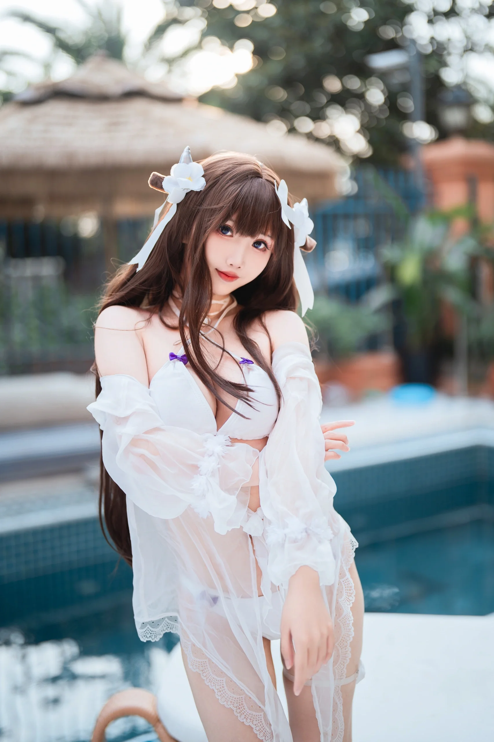 【樫野cos】碧蓝航线 泳装 大方展现夏日清凉 - 第 2 张
