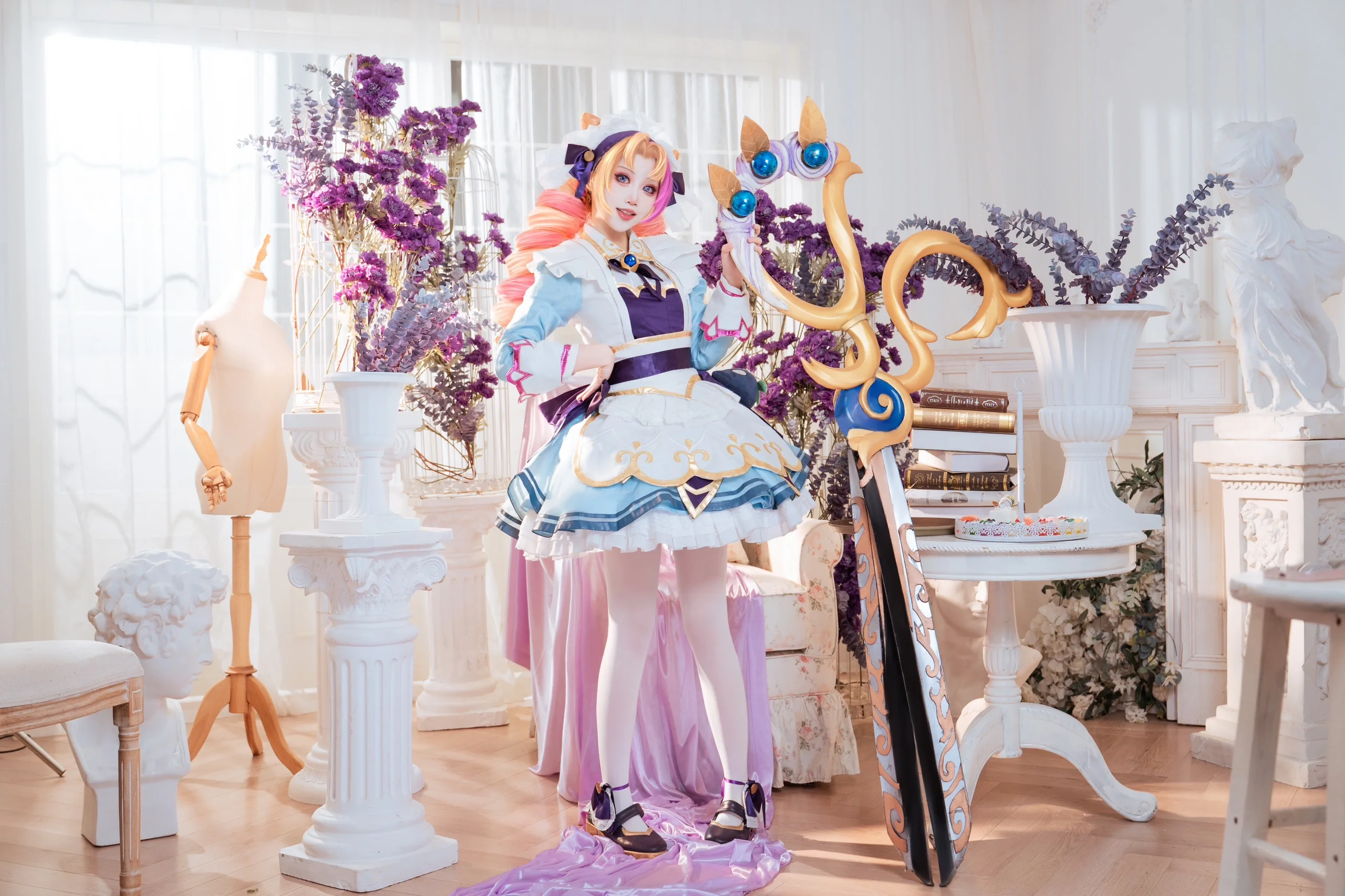 【格温cos】英雄联盟里大剪刀道具的拍照实战分享 - 第 6 张