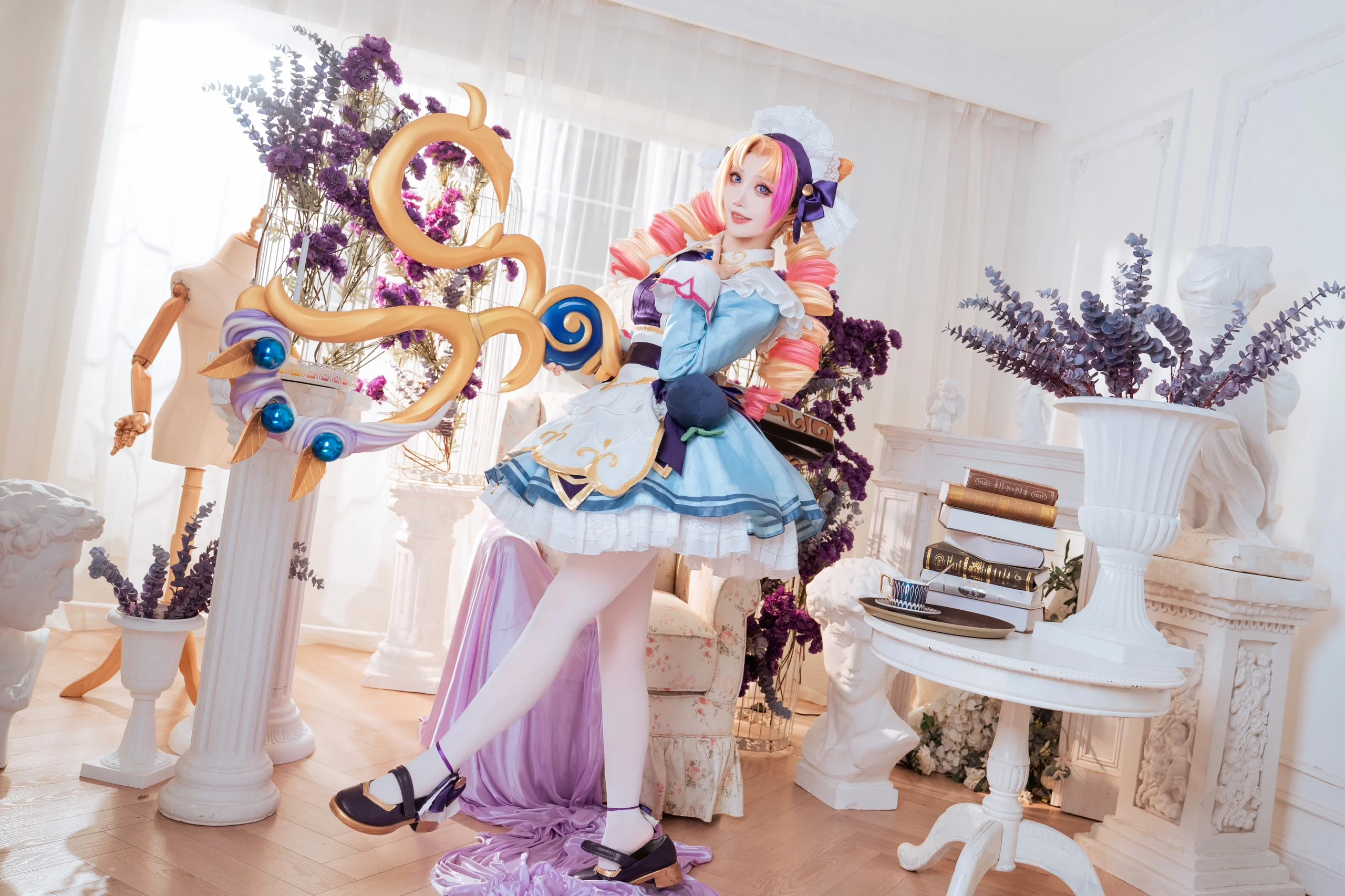 【格温cos】英雄联盟里大剪刀道具的拍照实战分享 - 第 7 张