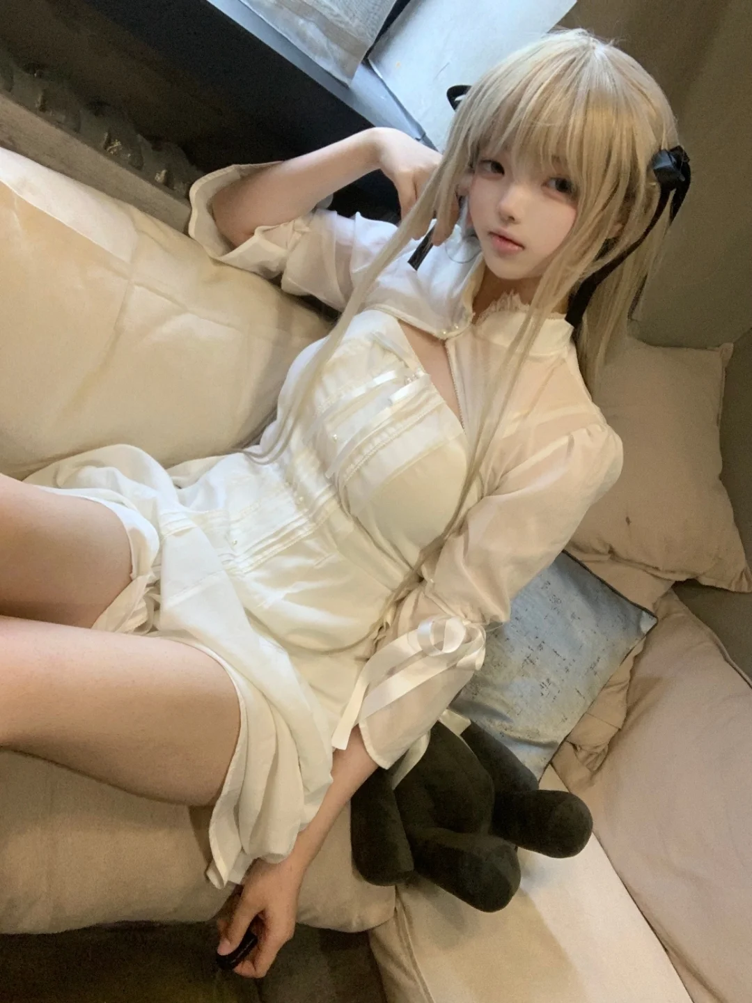 【穹妹cos】缘之空中那份独特的清爽与反差感 - 第 1 张