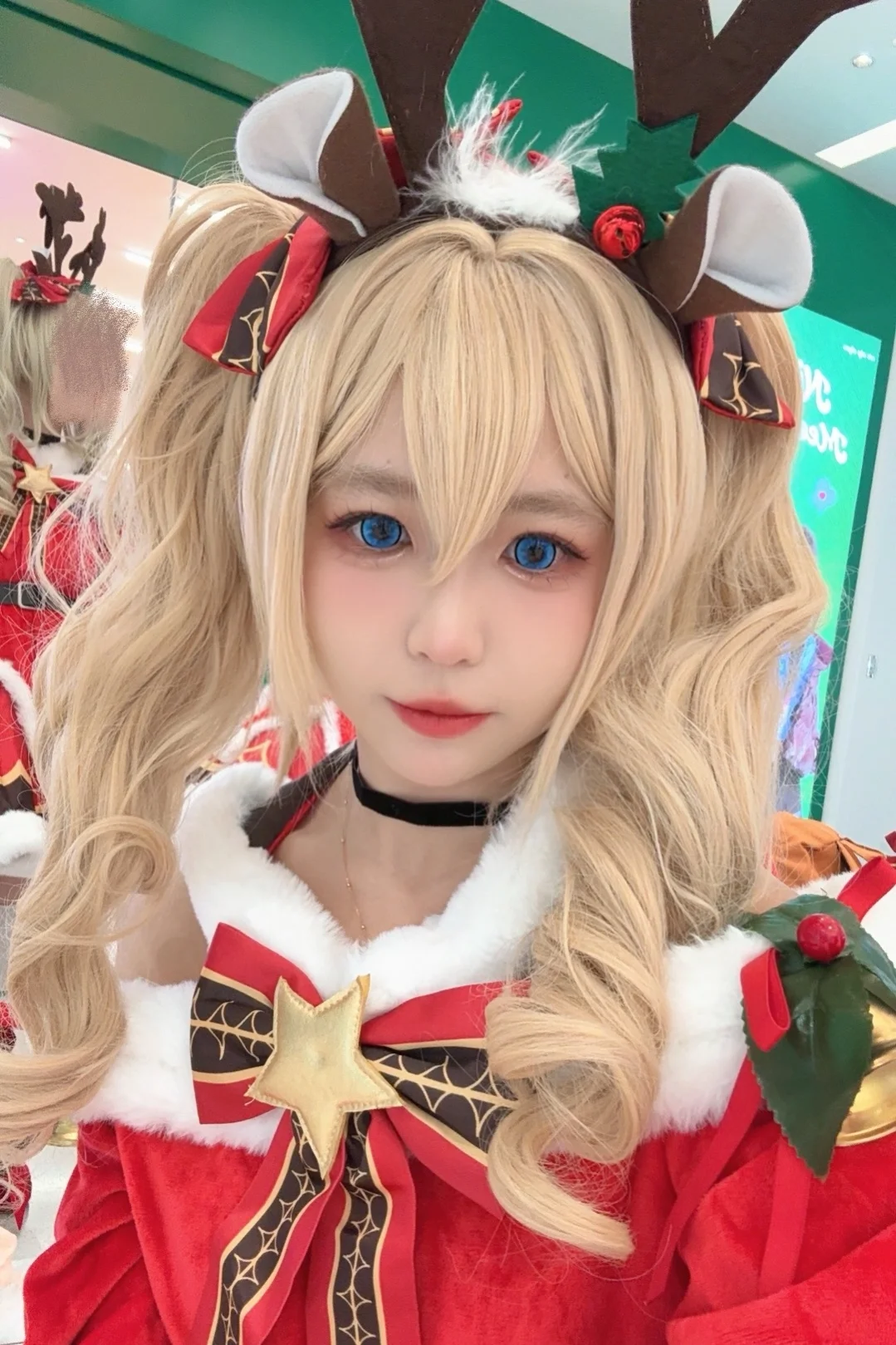 【芭芭拉cos】原神里的蒙德偶像，提前带来圣诞温暖 - 第 5 张
