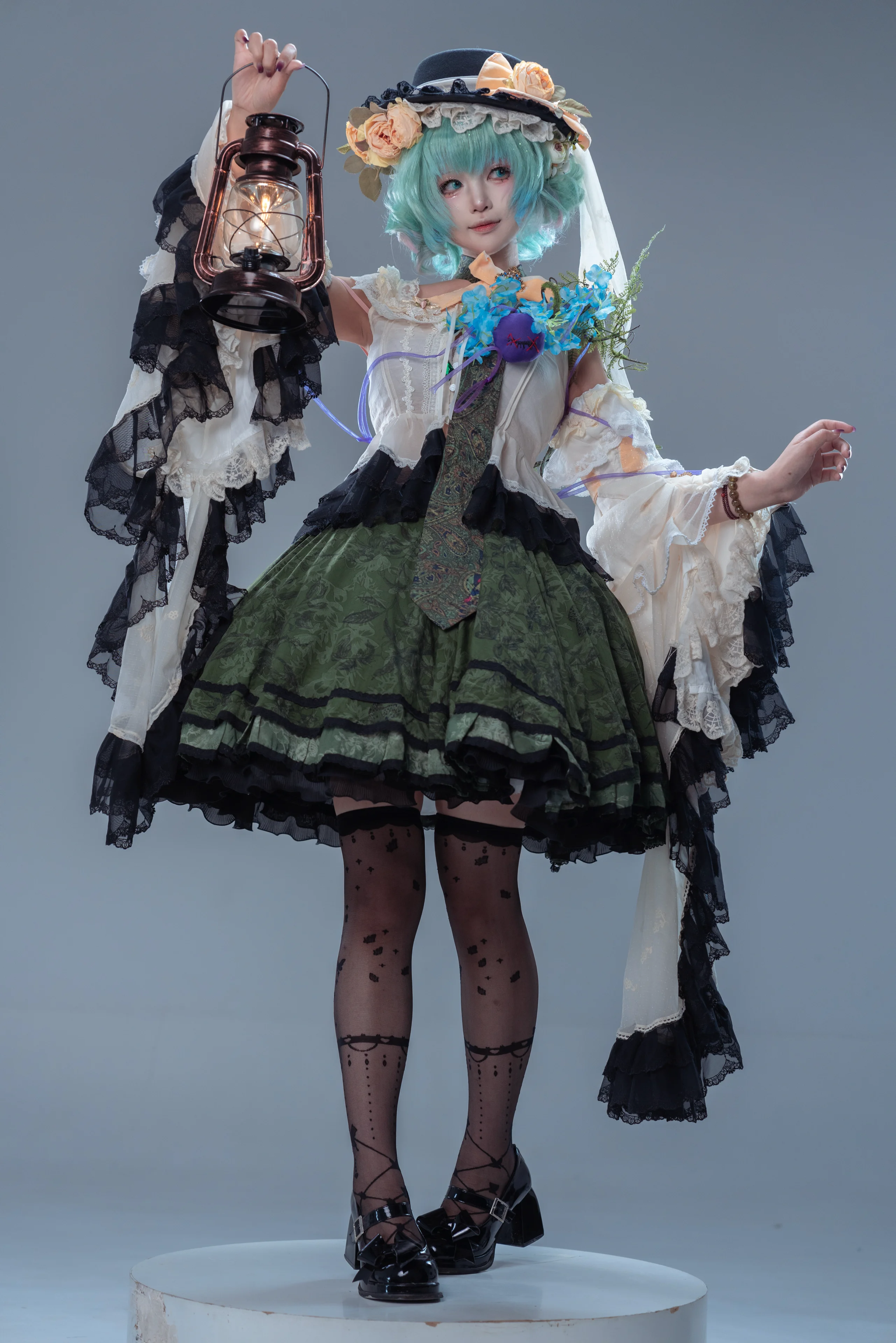 【古明地恋cos】提着复古提灯，在东方project的幻想乡里寻找属于自己的记忆 - 第 3 张