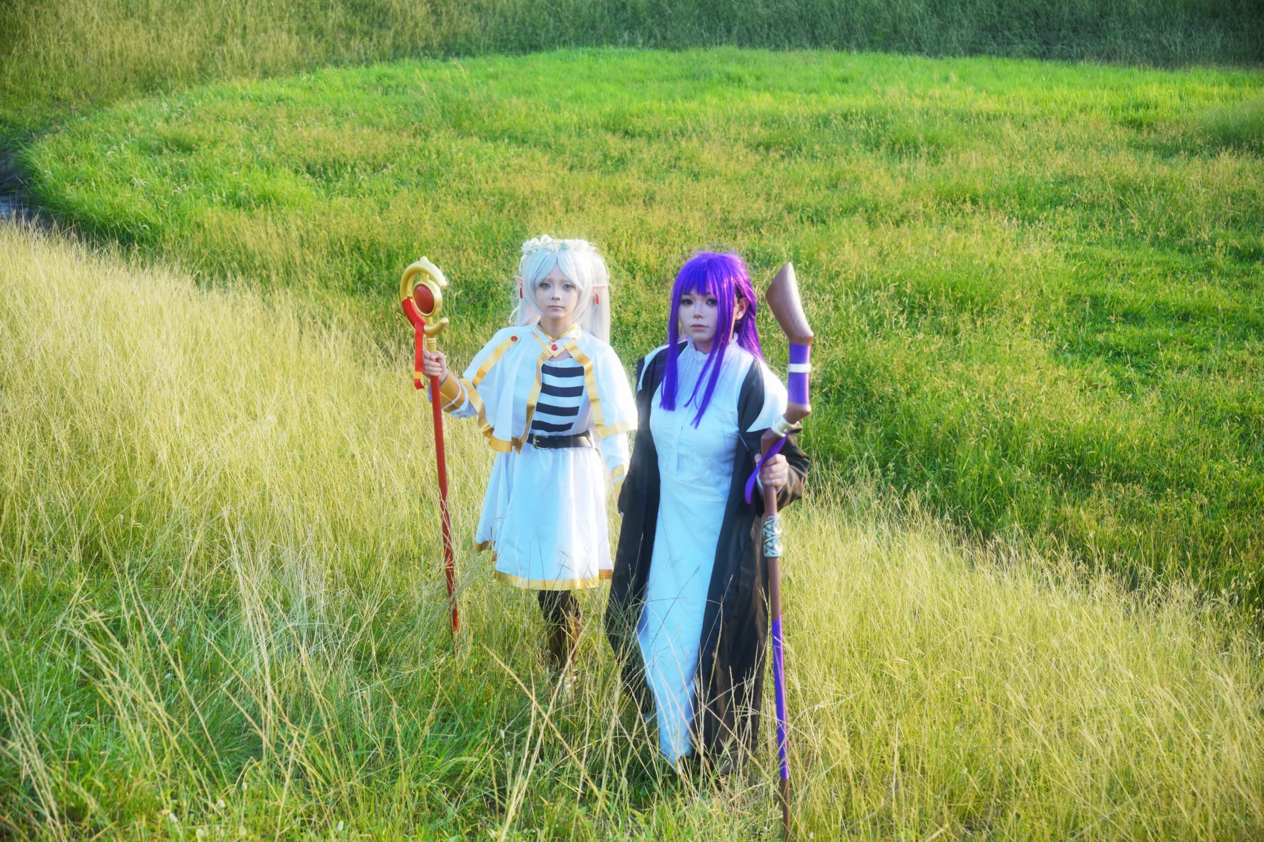 【芙莉蓮cos】葬送的芙莉蓮，草地裡的精靈與紫發魔法師 - 第 2 張