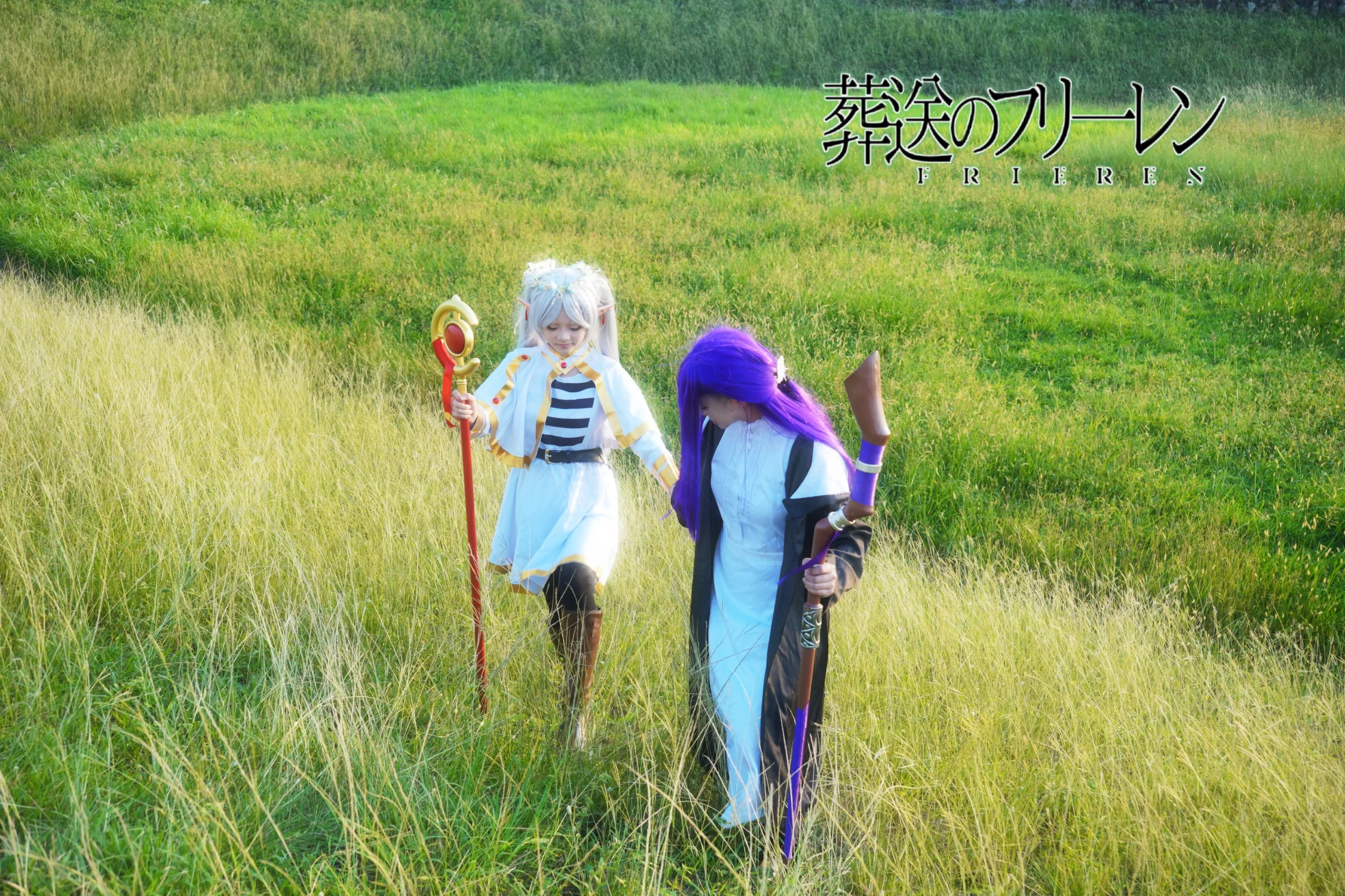 【芙莉蓮cos】葬送的芙莉蓮，草地裡的精靈與紫發魔法師 - 第 3 張